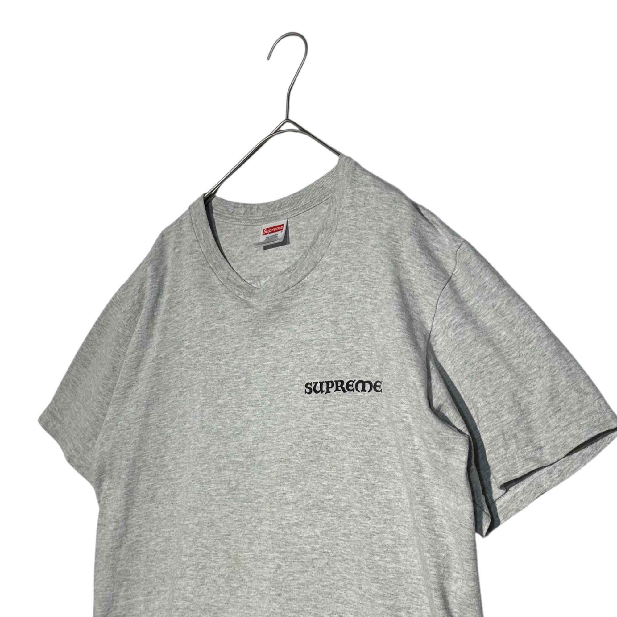 SUPREME(シュプリーム) 23AW Worship Tee ワーシップ Tシャツ S グレー グラフィック プリント ロゴ