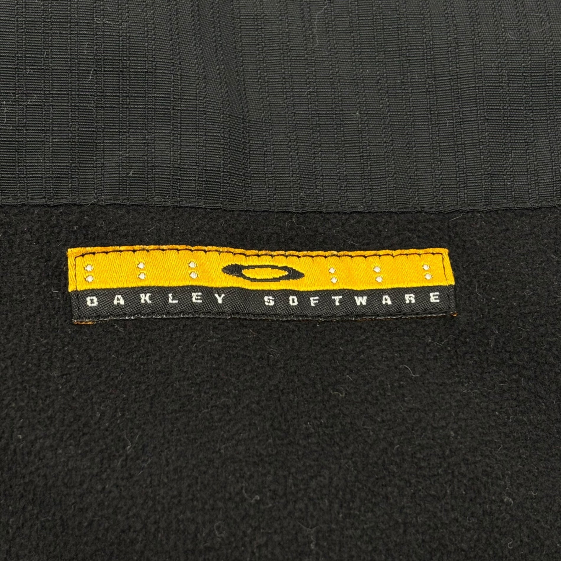 OAKLEY(オークリー) 00's SOFTWARE Switching Fleece Vest 切替 フリース ベスト M ブラック Y2K テック