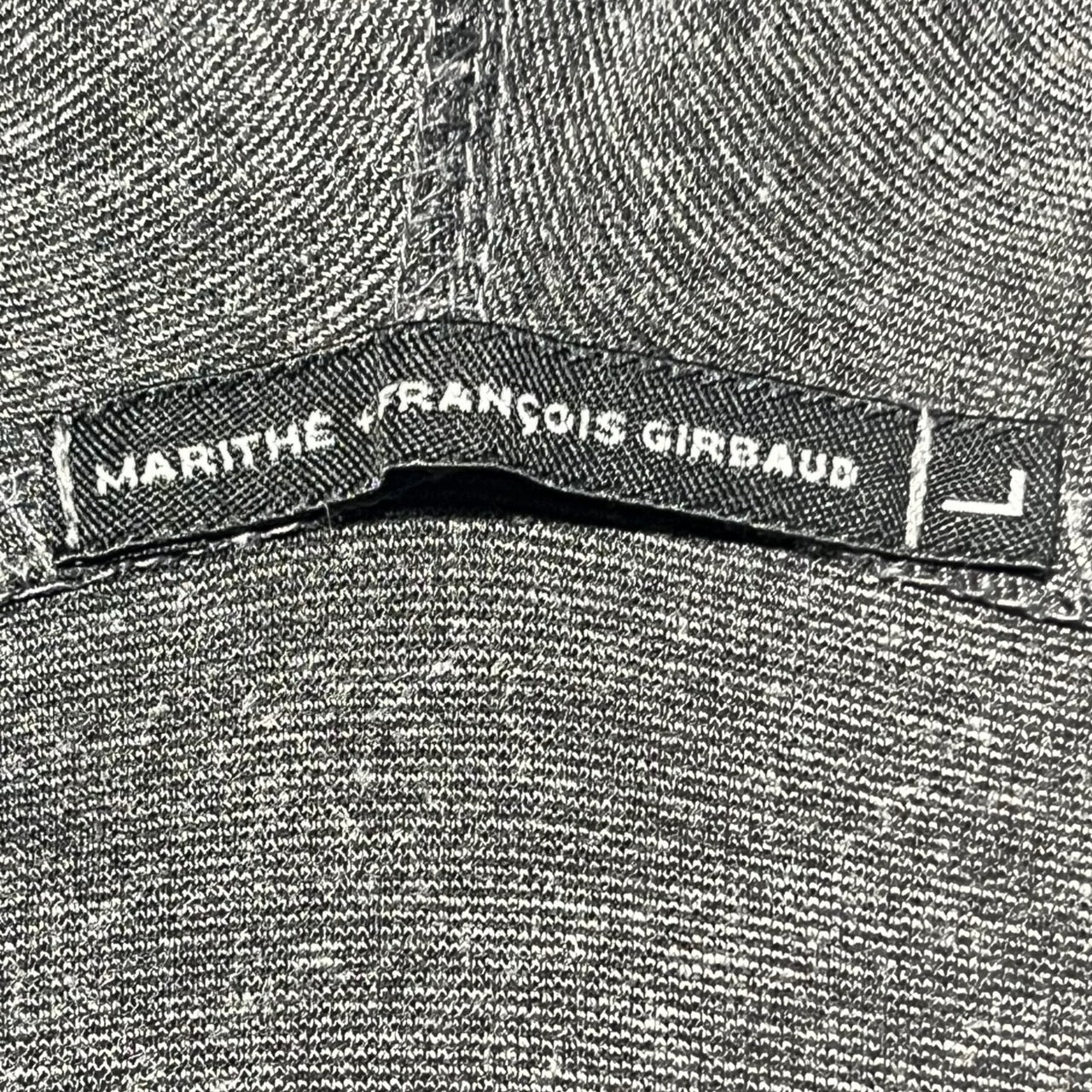 MARITHE FRANCOIS GIRBAUD(マリテフランソワジルボー) 00's変形ジップパーカー L グレー