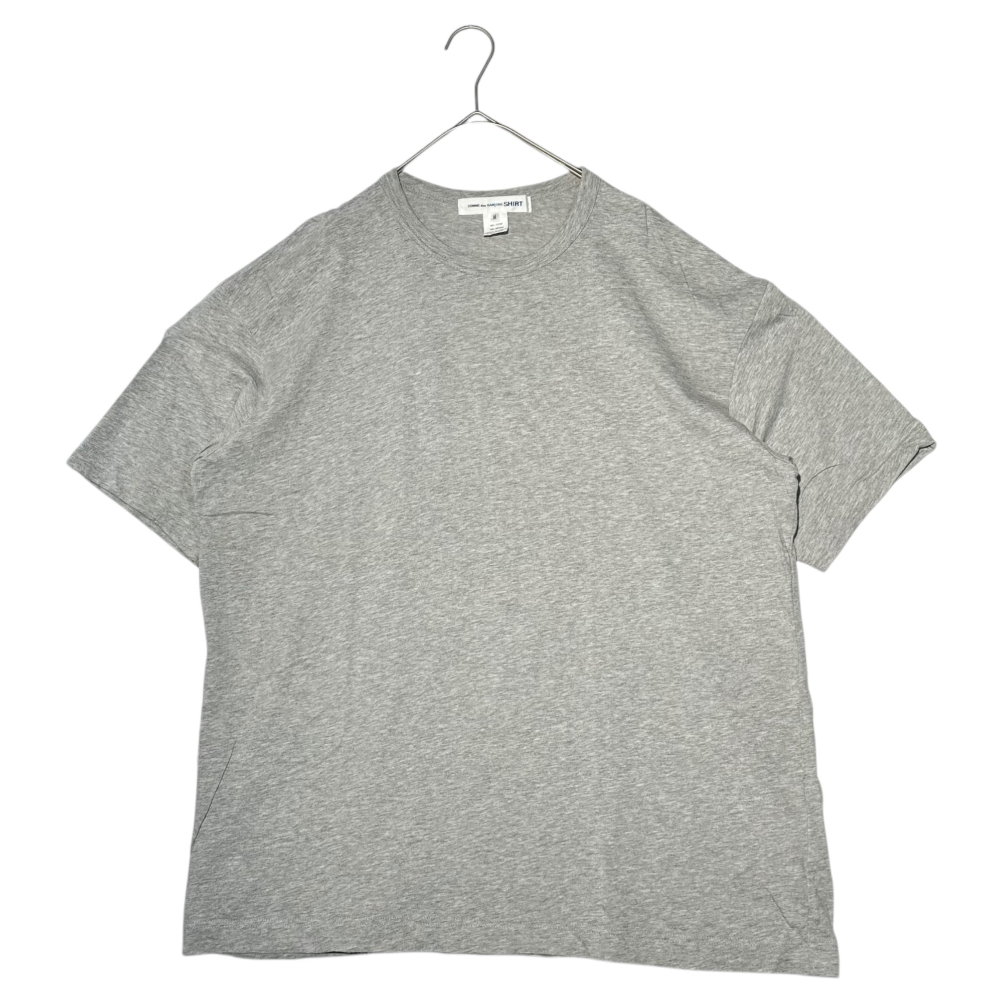COMME des GARCONS SHIRT(コムデギャルソンシャツ) Cotton Crew Neck S/S T-Shirt ロゴ コットン クルーネック S/S カットソー FM-T012 M ライトグレー