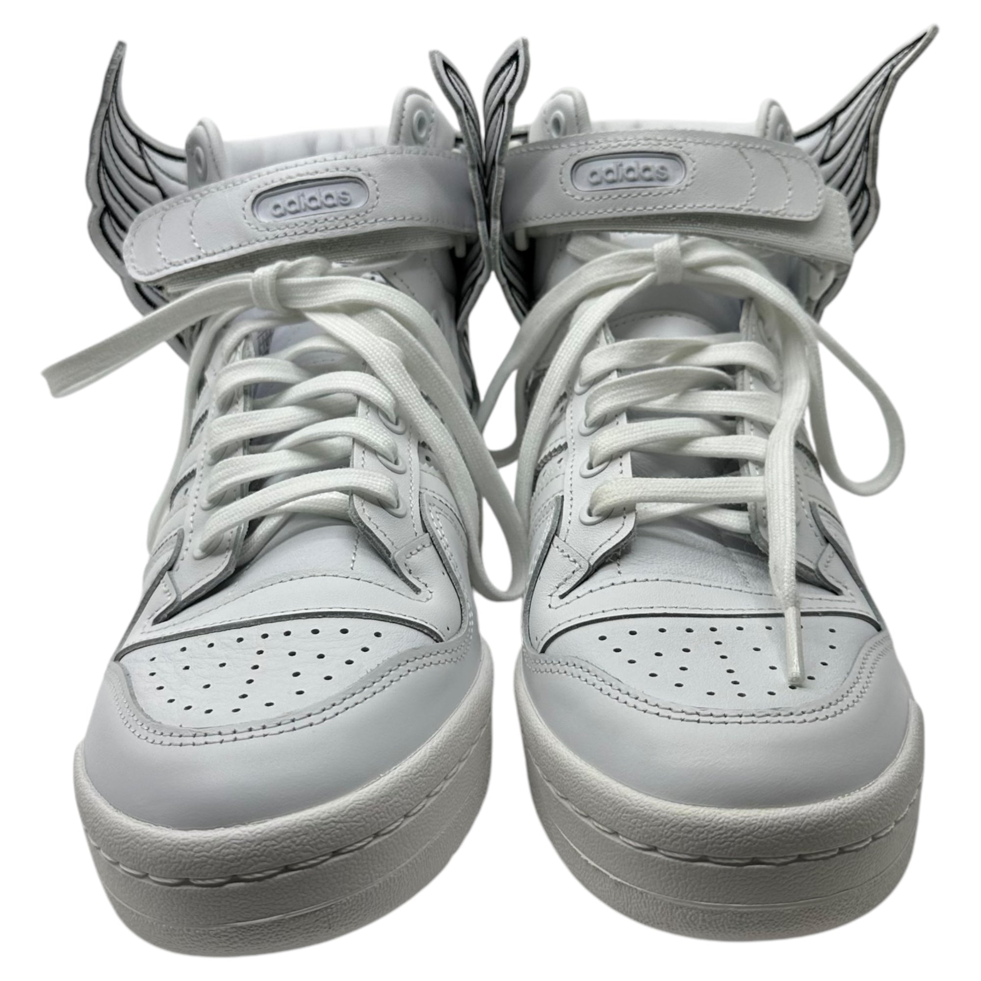 adidas × Jeremy Scott (アディダス × ジェレミースコット) Forum High4.0 NEW WINGS ジェレミースコット フォーラム ハイ ニューウィングス スニーカー GX9445 26.5cm ホワイト×ブラック