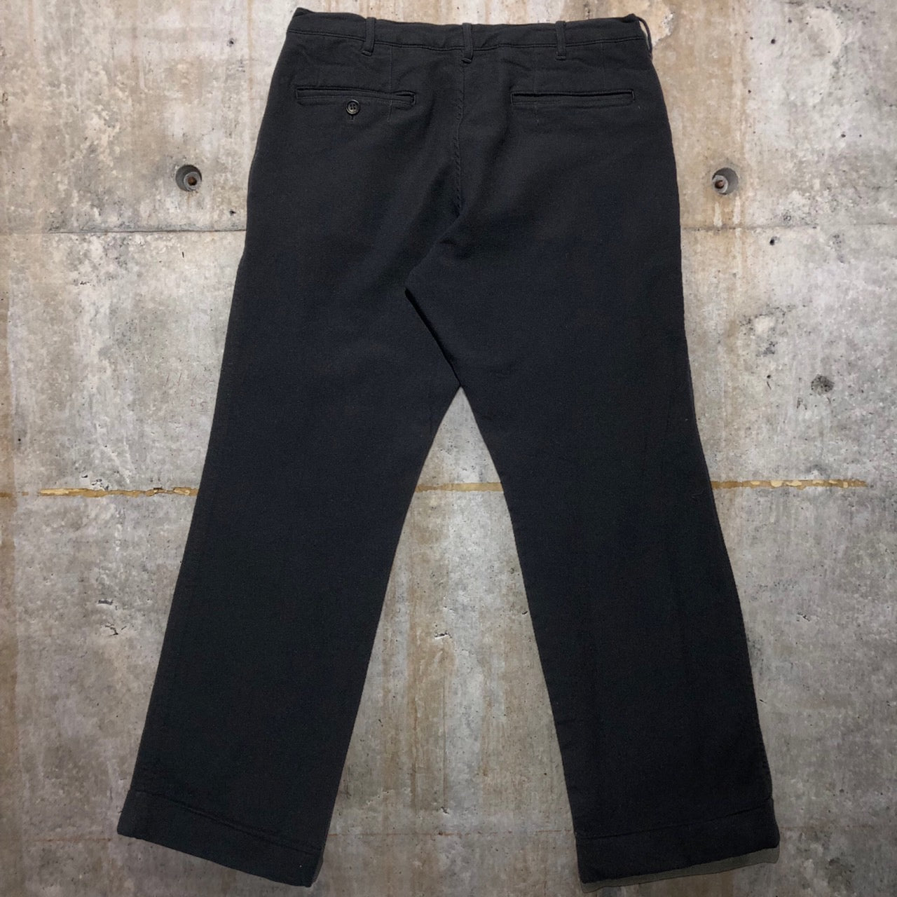 COMME des GARCONS HOMME(コムデギャルソンオム) 09AWポリ縮絨クロップドスラックス HD-P111 XS ネイビー AD2009