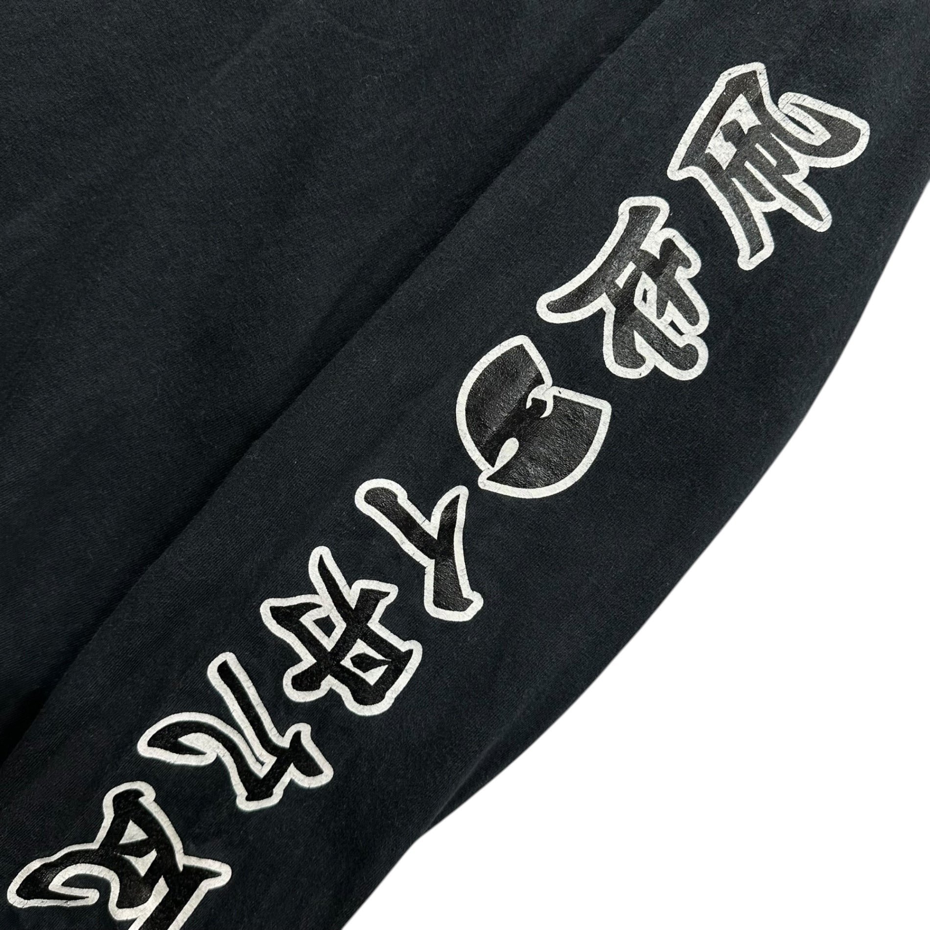 WU-WORLD(ウーワールド) WU-TANG CLAN L/S TEE ロゴ 長袖 Tシャツ L ブラック カットソー