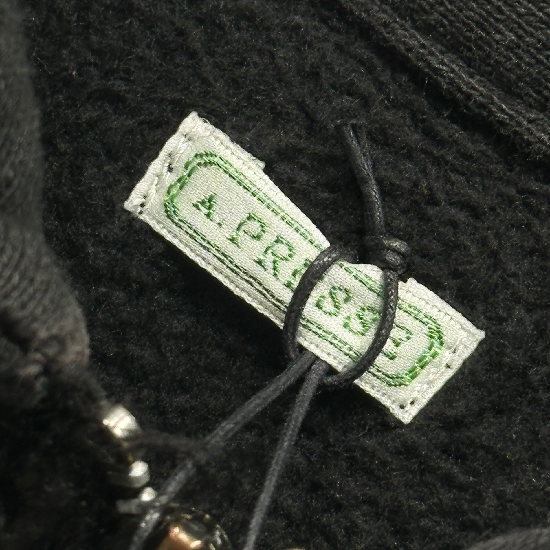 A.PRESSE(アプレッセ) 23AW Vintage Half Zip Sweatshirt ヴィンテージ ハーフ ジップ スウェット 23AAP-05-03K 2 ブラック
