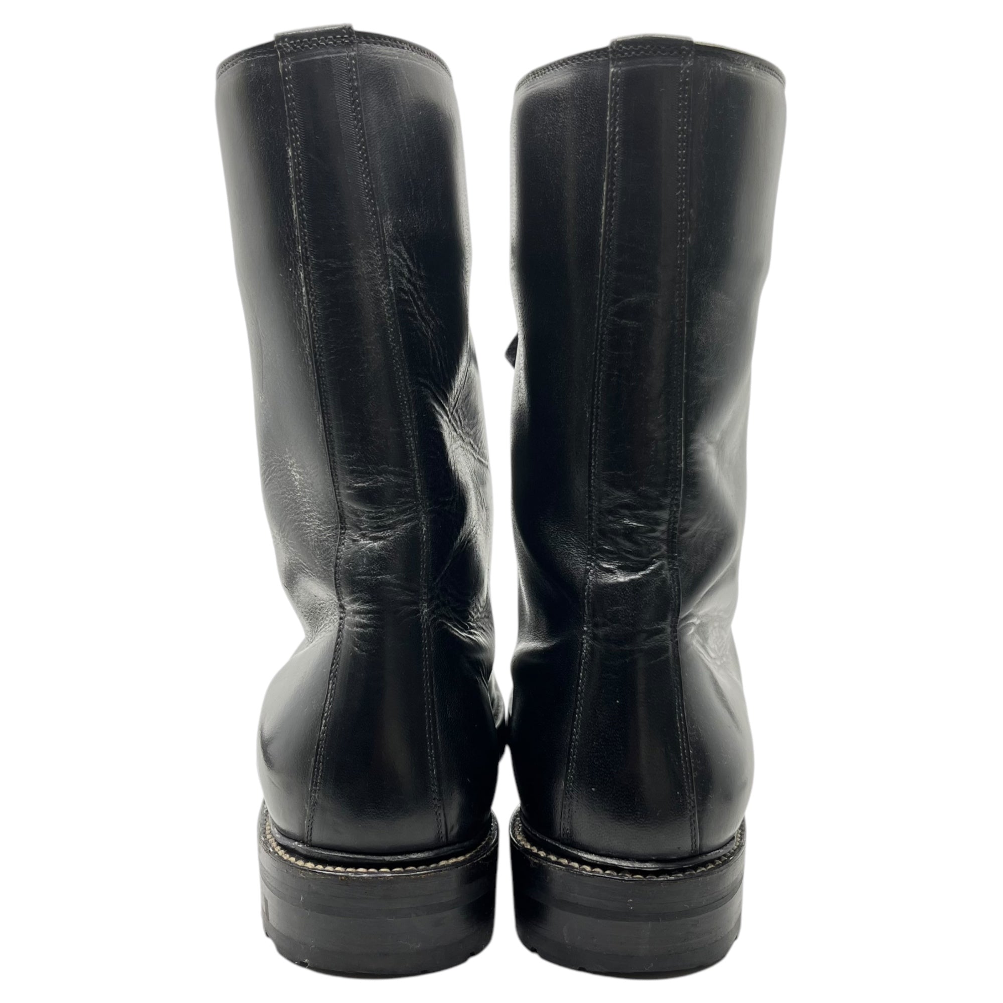 Marmolada × F.LLI Giacometti(マルモラーダ × フラテッリジャコメッティ) 14 hole lace-up plain toe boots 14ホール 編み上げプレーントゥブーツ FG243 41 ブラック