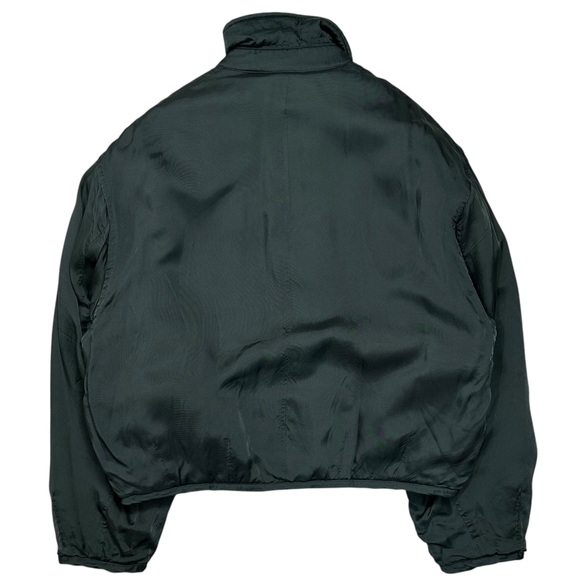 COMME des GARCONS HOMME PLUS(コムデギャルソンオムプリュス) 1990AW Reversible Padded Bomber Jacket リバーシブル 中綿 ボンバー ジャケット PJ-050710 M ダークグリーン AD1990 90s アーカイブ リバーシブル着用可能 大人の不良期