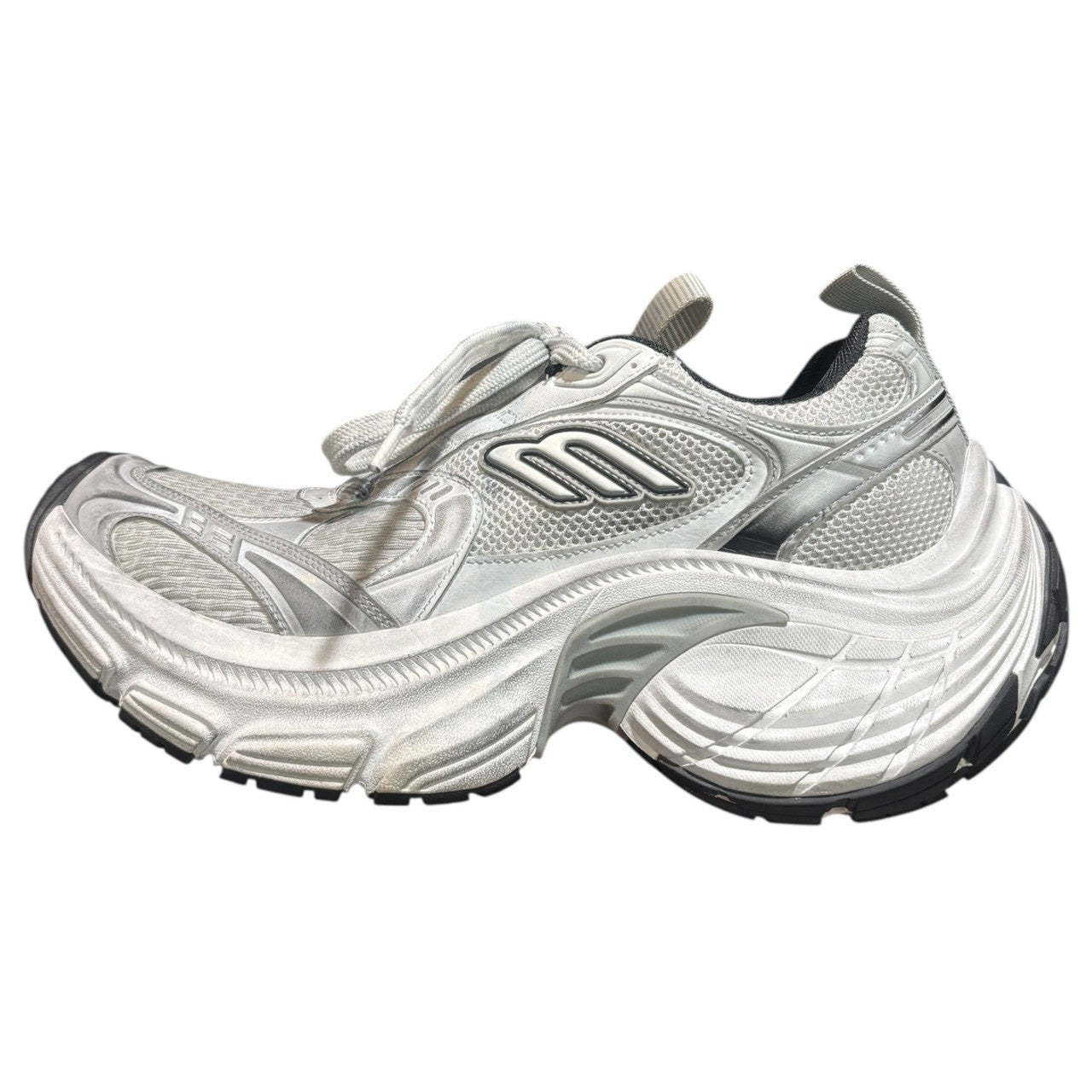 BALENCIAGA(バレンシアガ) 10XL White Black 厚底 スニーカー 792779 27cm ホワイト