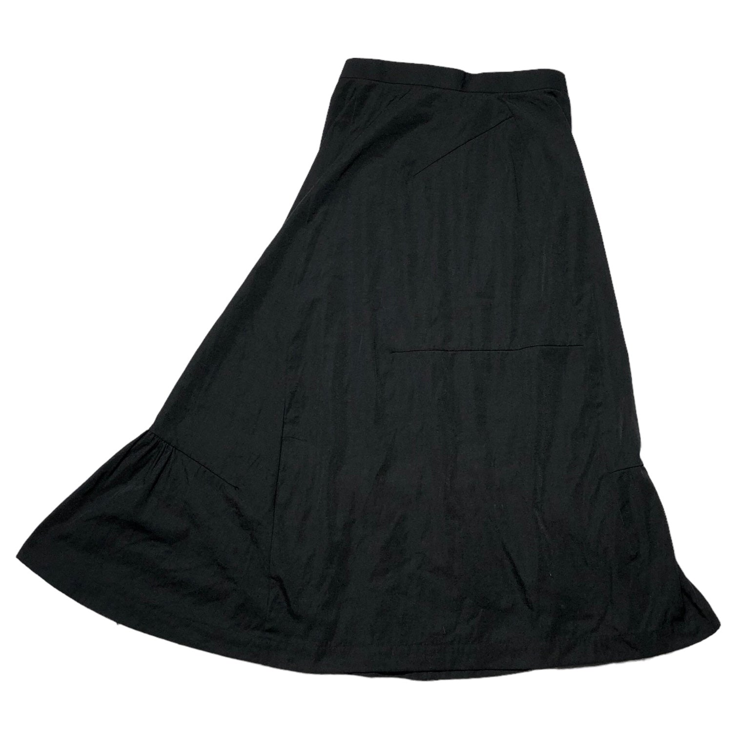 tricot COMME des GARCONS(トリココムデギャルソン) 90's Asymmetric nylon mermaid long skirt アシンメトリー ナイロン マーメード ロング スカート TS-10010S S ブラック AD1995 90年代
