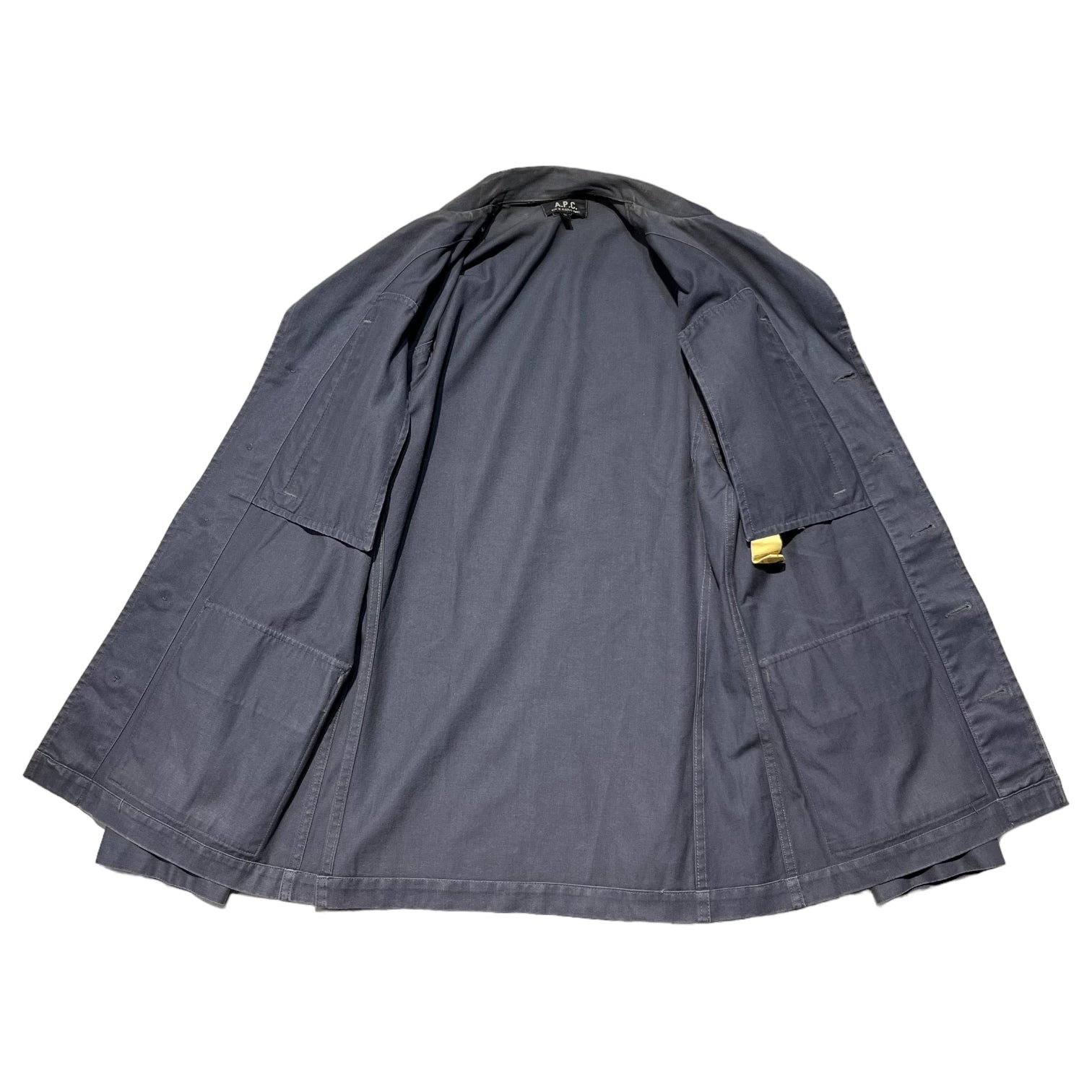 A.P.C.(アーペーセー) 00's French military style jacket フレンチ ミリタリー スタイル ジャケット M グレー イーストバイウエスト期
