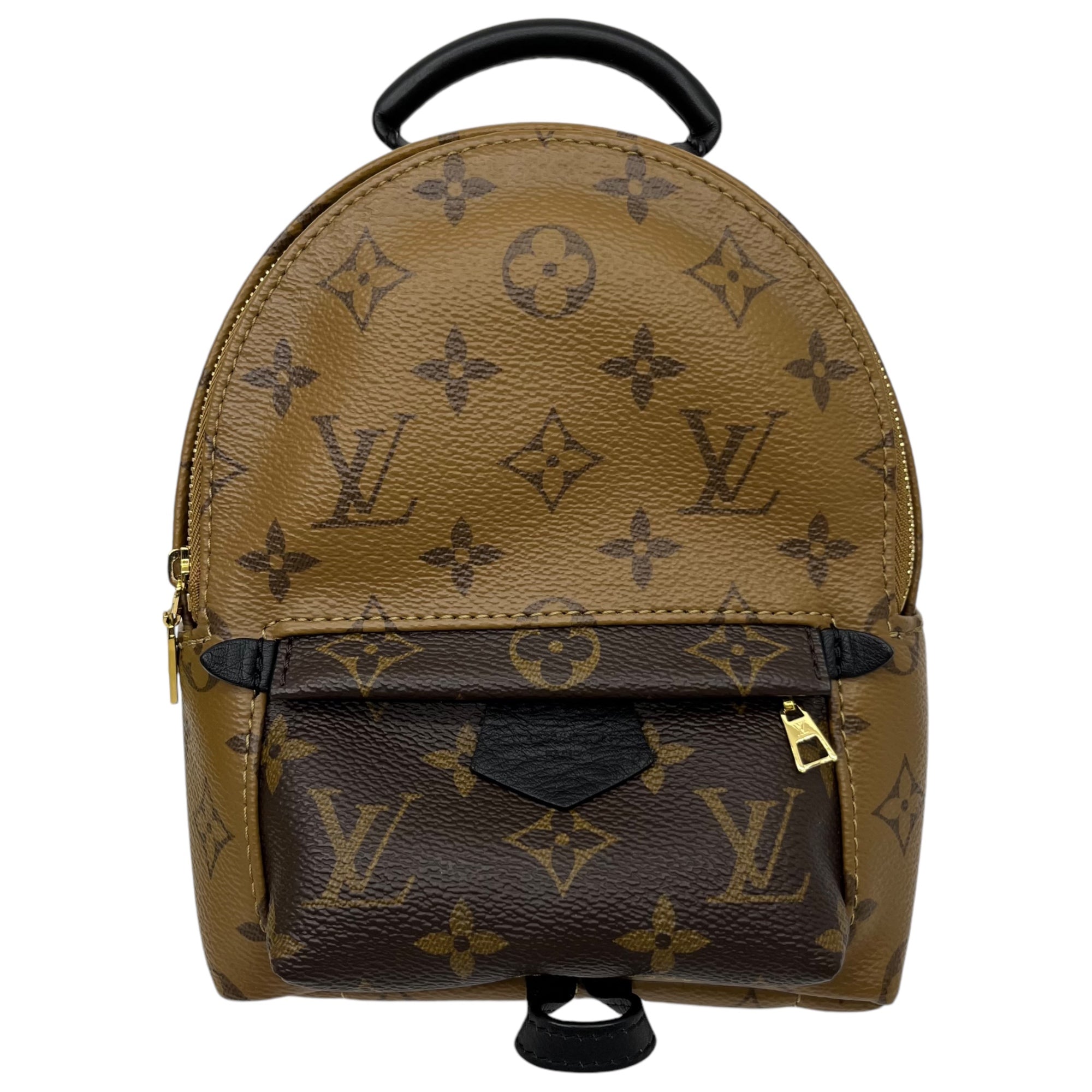 LOUIS VUITTON(ルイヴィトン) Mini palm springs ミニパームスプリングス バックパック モノグラムリバース M44872  ブラウン SD4189 リュックサック リュック バッグ