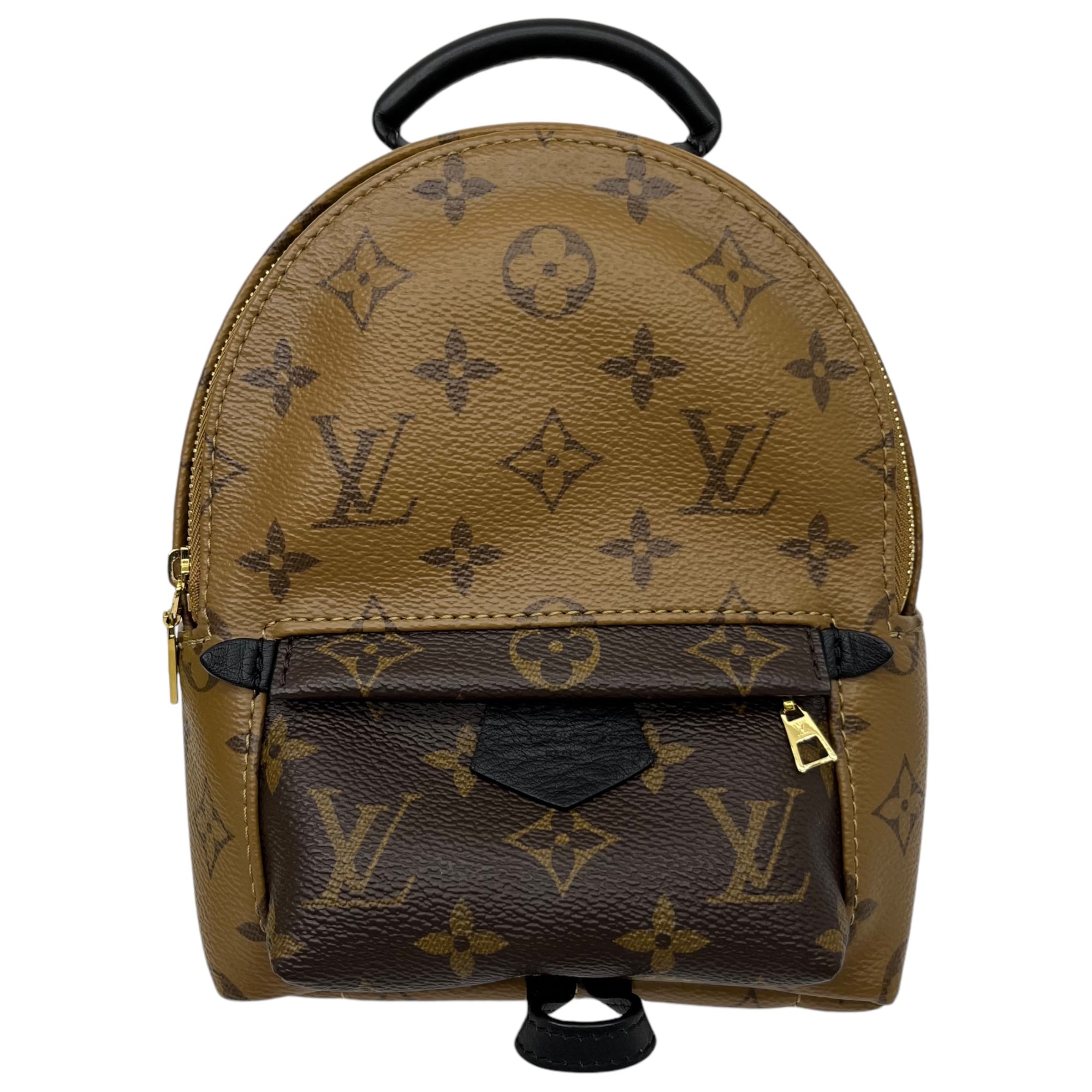 LOUIS VUITTON(ルイヴィトン) Mini palm springs ミニパームスプリングス バックパック モノグラムリバース M44872 ブラウン SD4189 リュックサック リュック バッグ