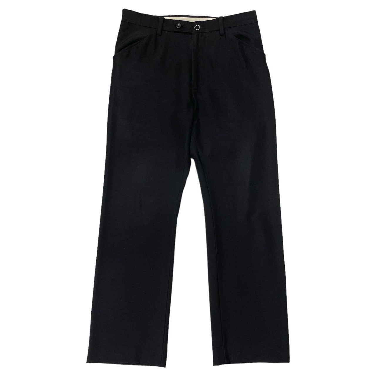 SUNSEA(サンシー) 19SS SNM BLUE TEKETEKE PANTS スーパーナイスマテリアルブルー テケテケ パンツ スラックス 19S53 SIZE 2(M) ブラック