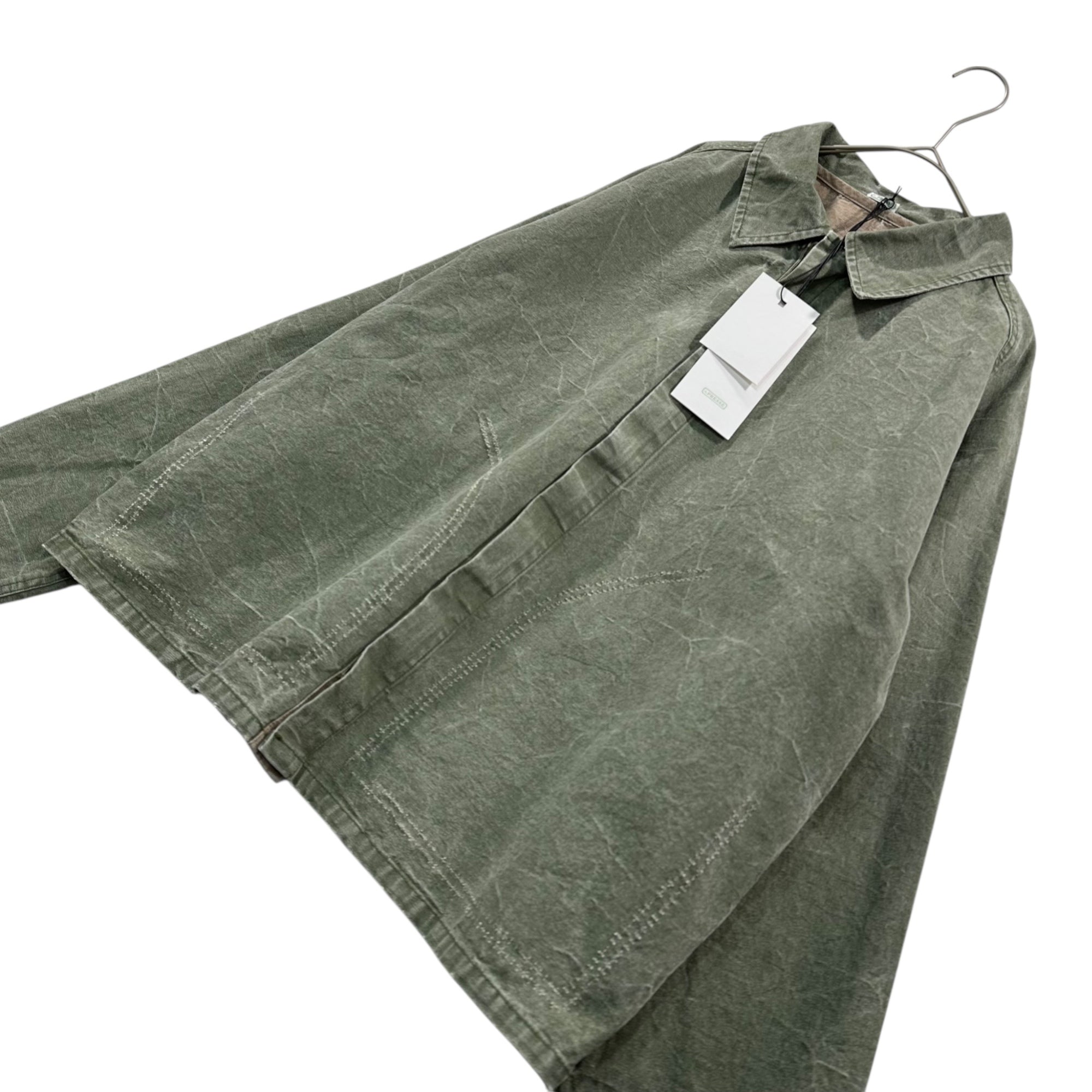 A.PRESSE(アプレッセ) 23AW Hunting Jacket ハンティング ジャケット 23AAP-01-13H 1 グリーン ジップアップ ミリタリー