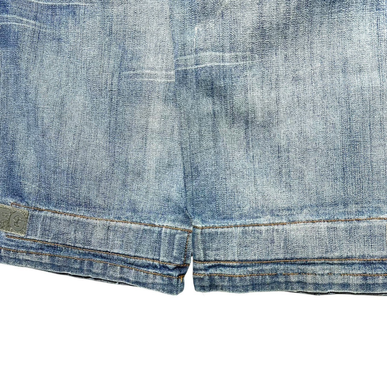 MARITHE FRANCOIS GIRBAUD(マリテフランソワジルボー) 90's~00's Shuttle Buggy Wide Denim Pants シャトル バギー ワイド デニム パンツ GM6101 33 ライトインディゴ ヴィンテージ B-BOY Y2K
