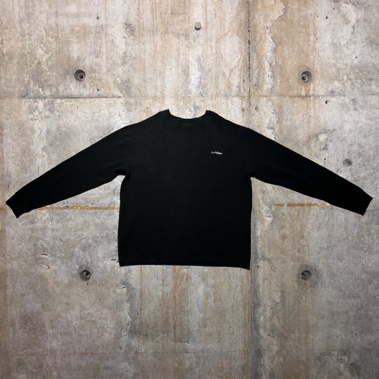 NEIGHBORHOOD(ネイバーフッド) 21AW WAFFLE/C-CREW.LS/ワッフルスウェット/カットソー 212OKNH-CSM02 L ブラック