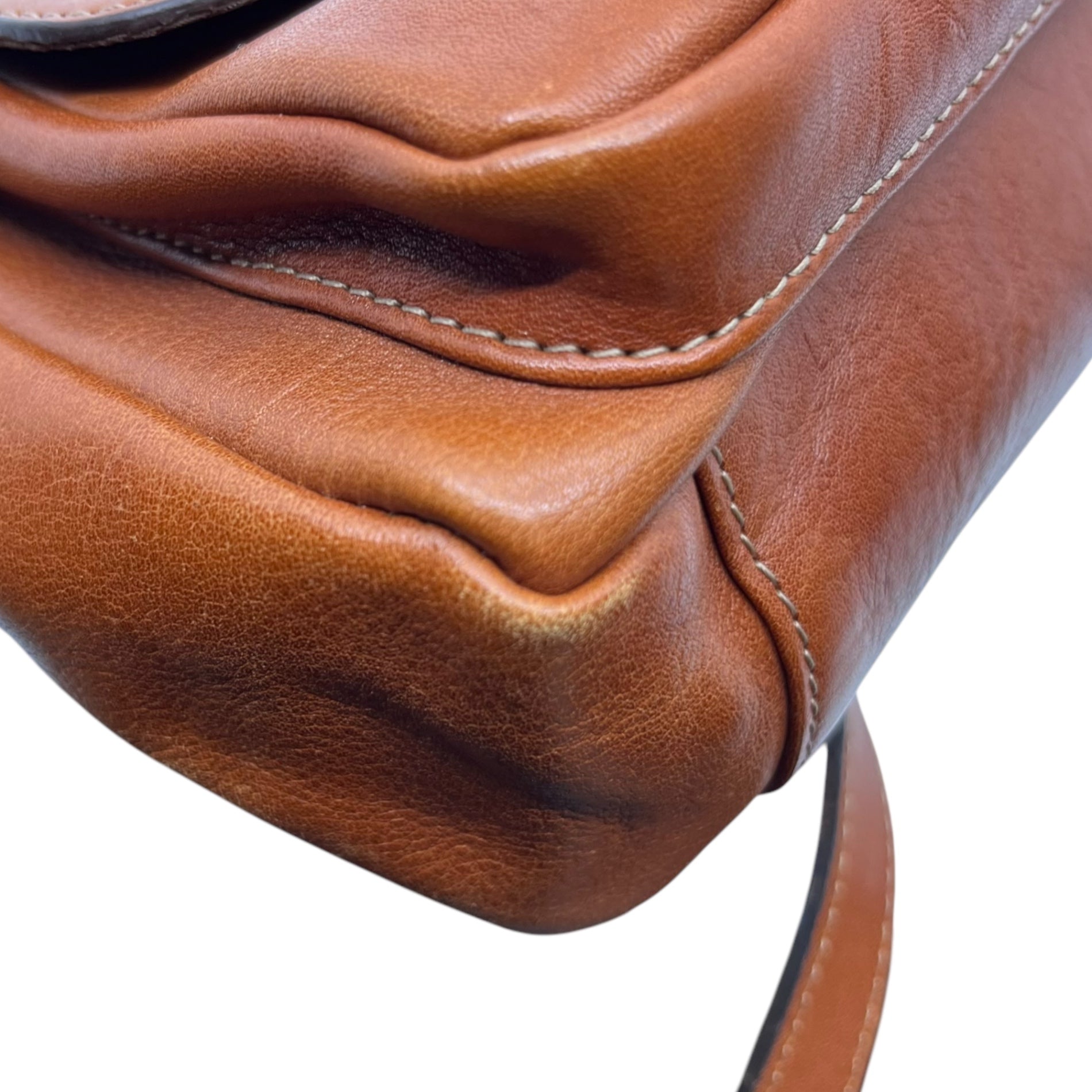 Dakota(ダコタ) leather shoulder bag/レザーショルダーバッグ ブラウン