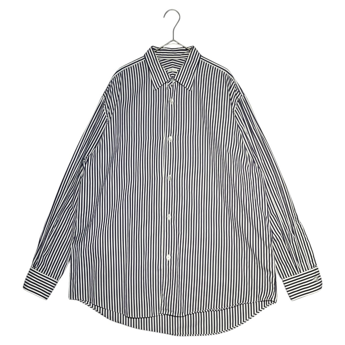 A.PRESSE(アプレッセ) 21AW Stripe Regular Collar Shirt ストライプ 