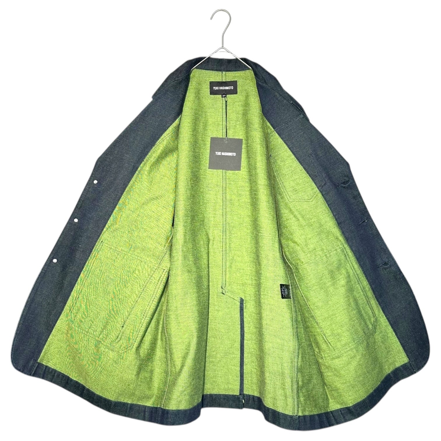 YUKI HASHIMOTO(ユウキハシモト) 20SS WORK JACKET デニム ワーク ジャケット 201-01-0301D 44(XS~S) インディゴ