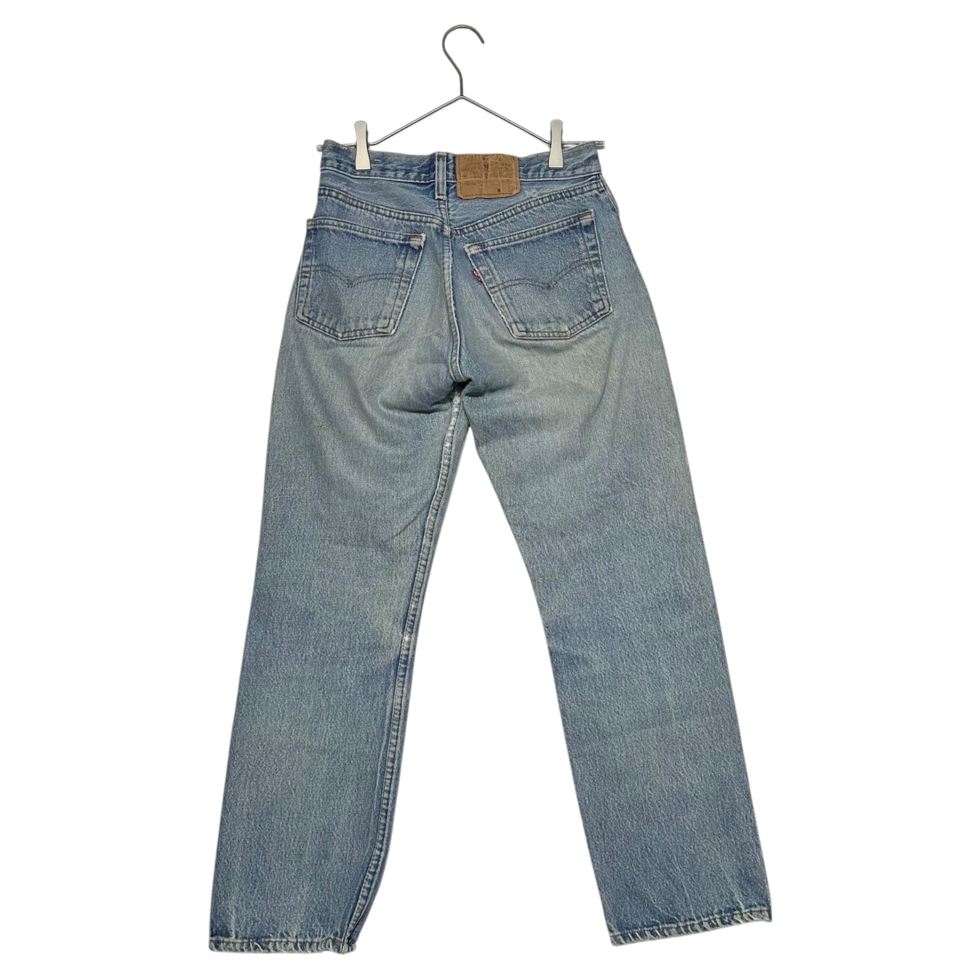Levi's(リーバイス) 80's 501 USA made Vintage Straight Denim Pants ヴィンテージ ストレート デニム パンツ 501-558 W27.5(実寸約70cm) インディゴ 80年代 脇割り スモールe ハチマル USA製 532裏ボタン