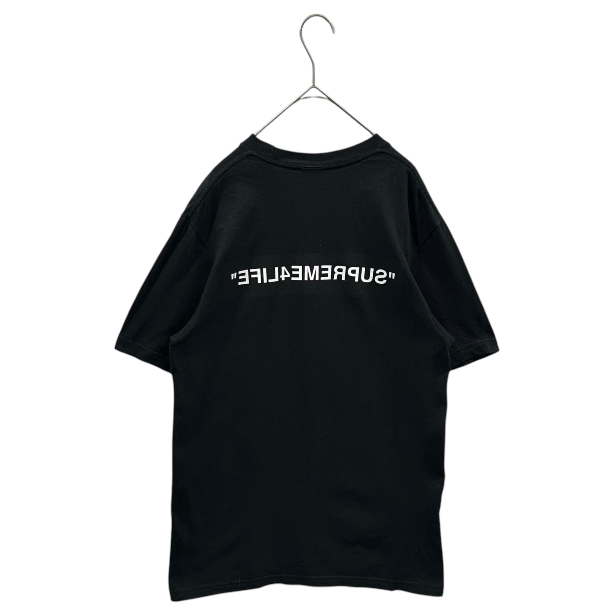 SUPREME(シュプリーム) 2024AW 4 Life Tee プリント 半袖 Tシャツ S ブラック ロゴ