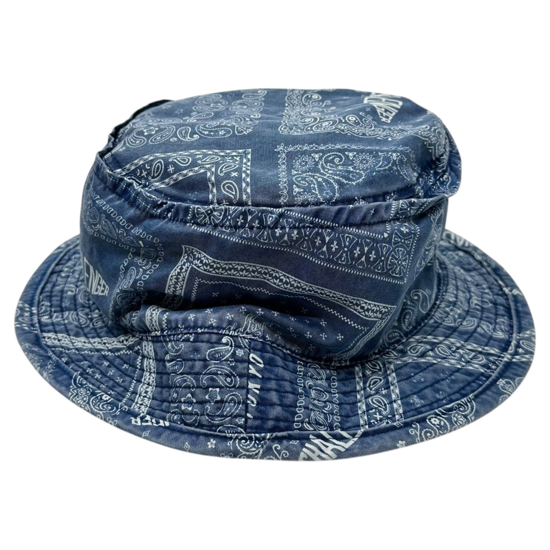 CHALLENGER(チャレンジャー) Paisley Bucket Hat ペイズリー バケット ハット インディゴ×ホワイト