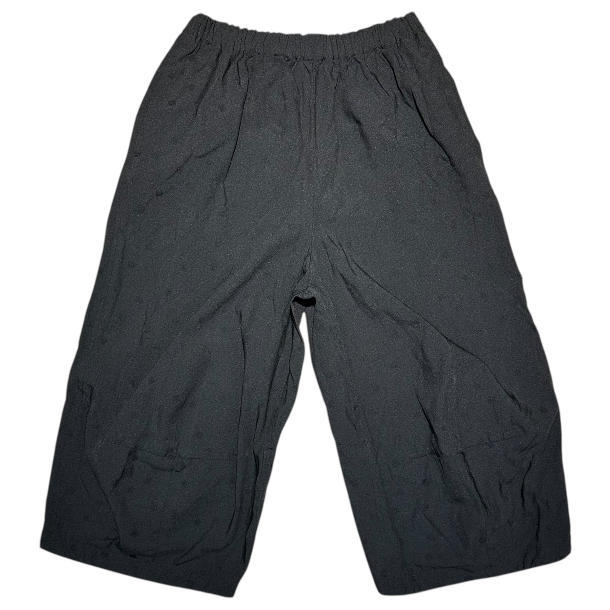 COMME des GARCONS COMME des GARCONS(コムデギャルソンコムデギャルソン) 13AW Drawstring Circle Dot Harem Cropped Pants ドローコード サークル ドット サルエル クロップド パンツ RL-P036 S ブラック AD2013