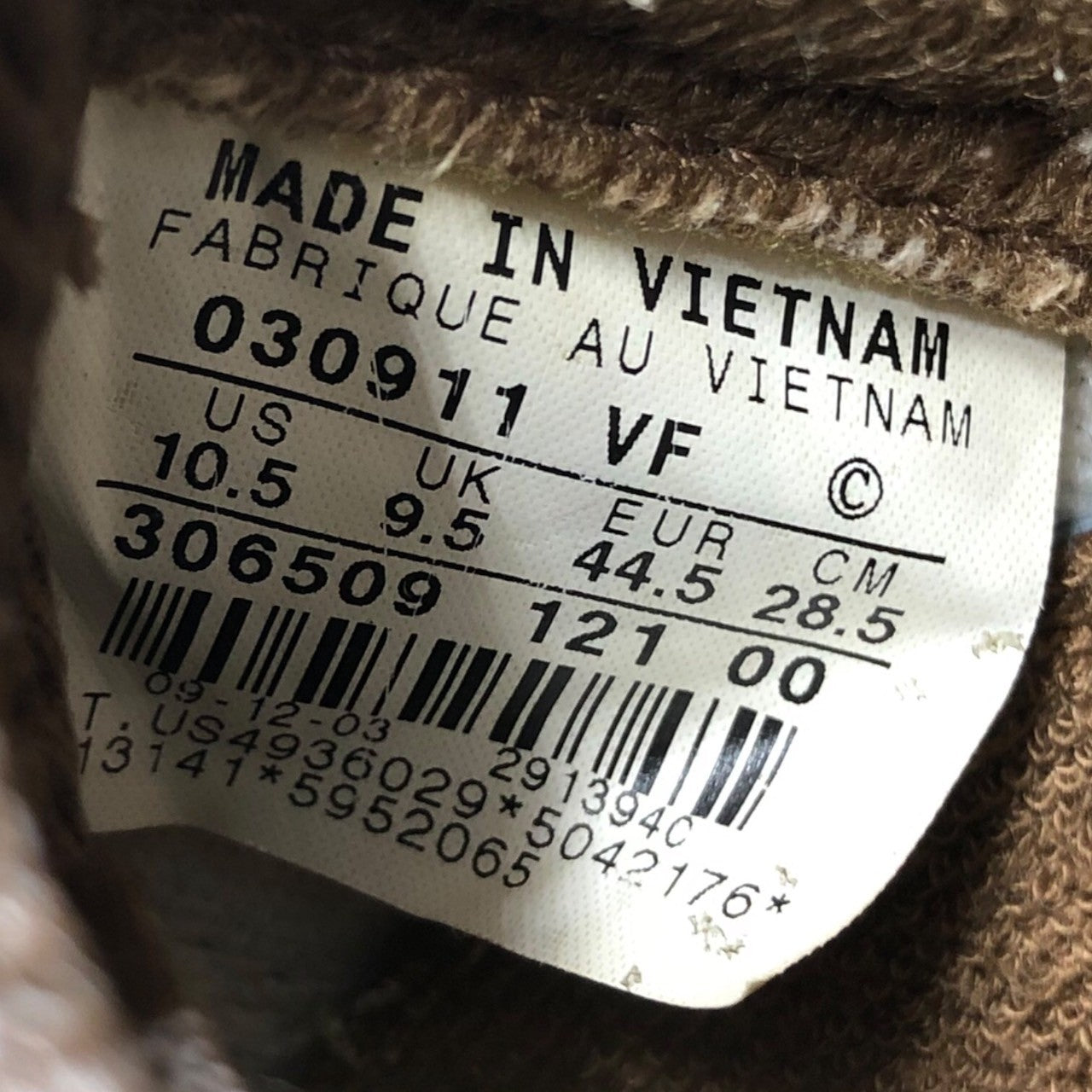 NIKE(ナイキ) 2003's AIR FORCE 1 LOW NYC エアフォース ワン 306509-121 28.5cm ホワイト×ブラウン