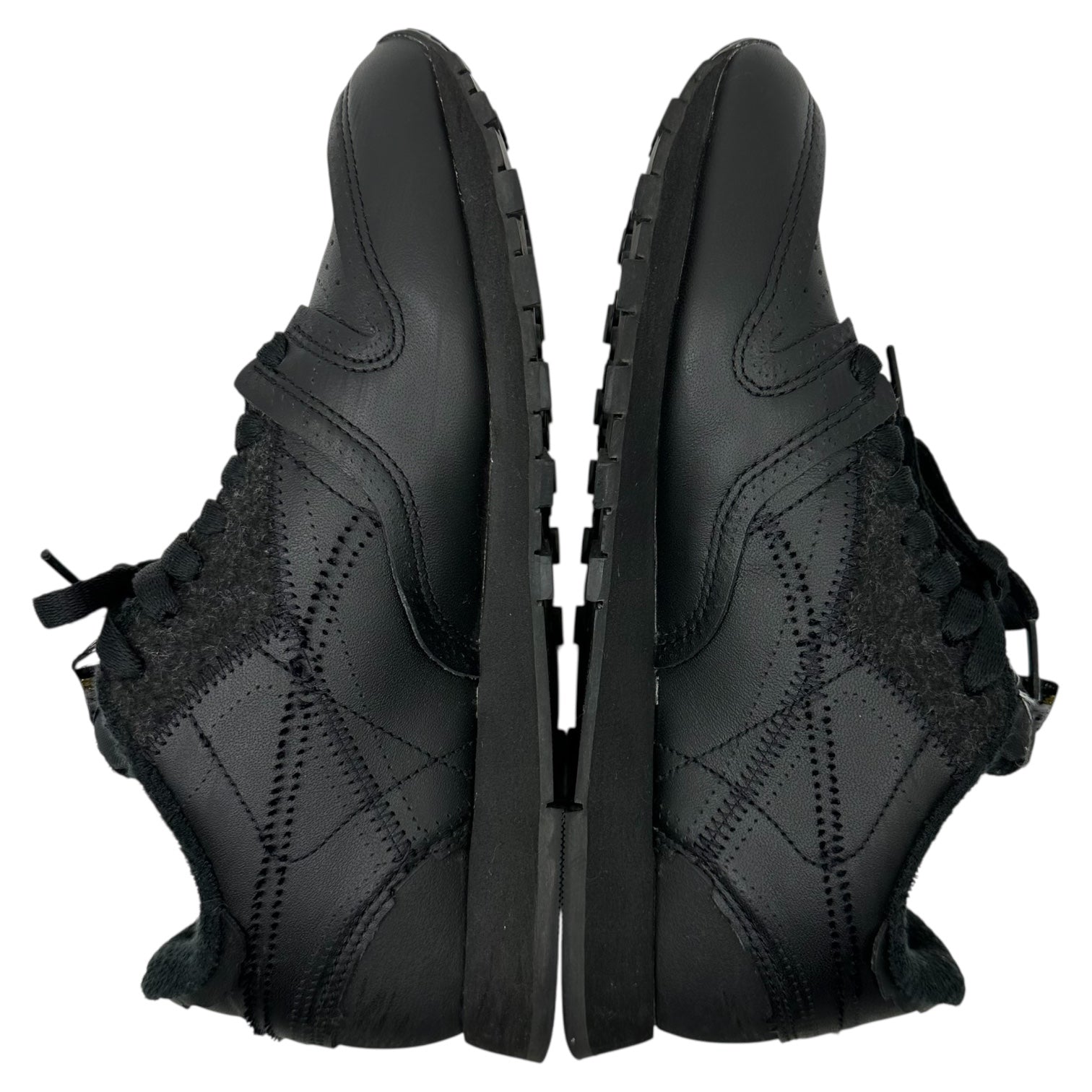 MAISON MARGIELA×Reebok(メゾンマルジェラ×リーボック) Project 0 CL Memory Of "Black" プロジェクト 0 クラシック メモリー オブ GW5014 24cm ブラック コラボ スニーカー