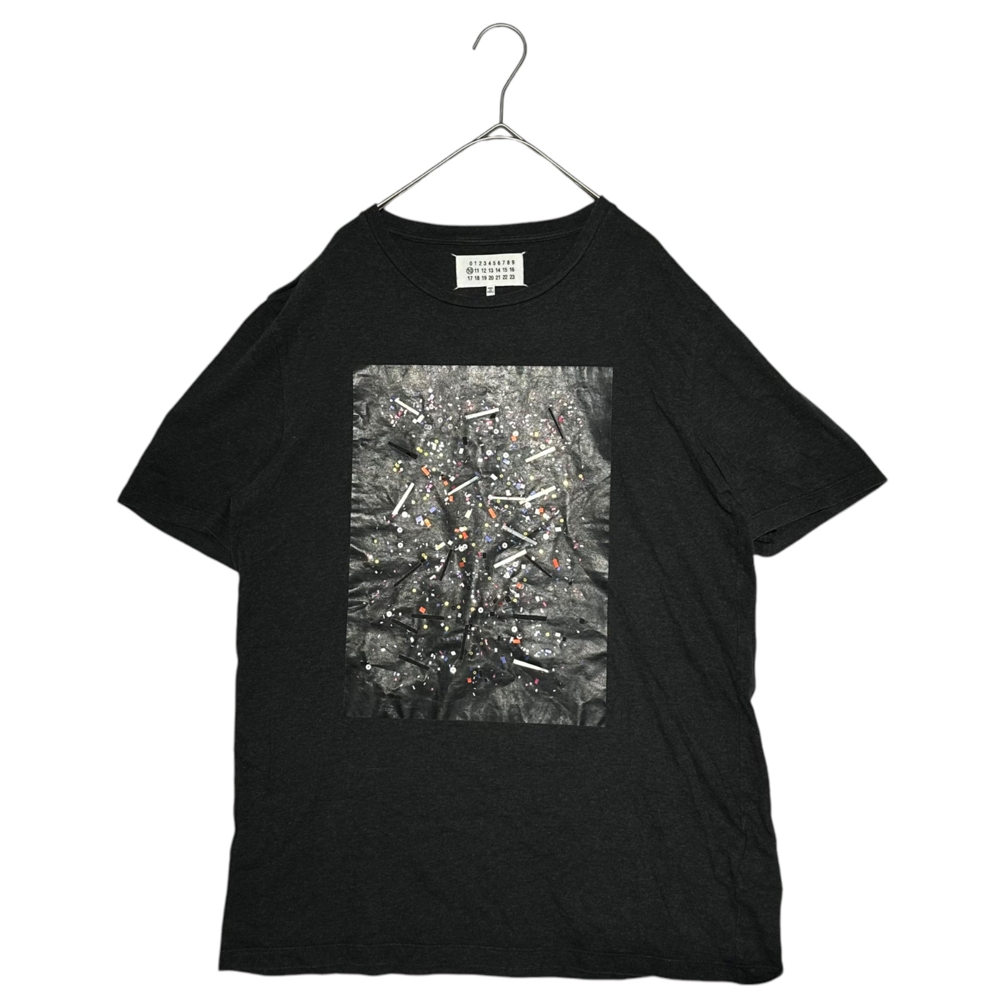MAISON MARGIELA(メゾンマルジェラ) 15AW Clear coated printed T-shirt クリア コーティング プリント Tシャツ S30GC0526 50(L程度) グレー