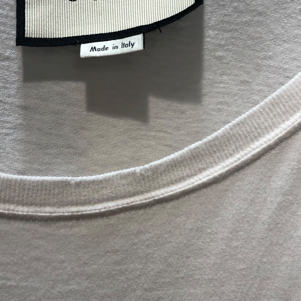 GUCCI(グッチ) ロゴウォッシュドオーバーサイズTシャツ XS ホワイト