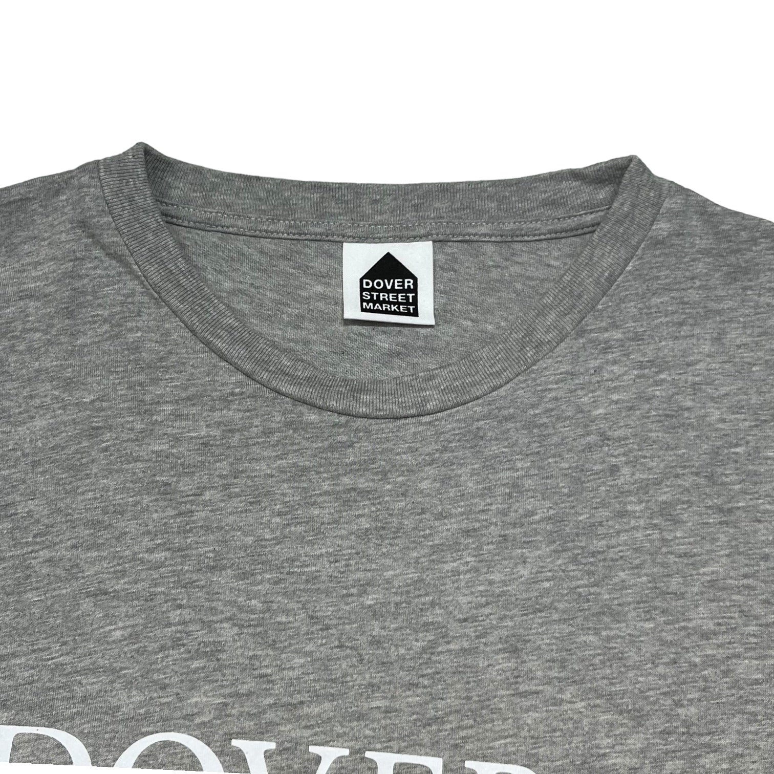 Dover Street Market×fragment design (ドーバー ストリート マーケット×フラグメント) "DOVER st." logo T-shirt ロゴ Tシャツ M グレー