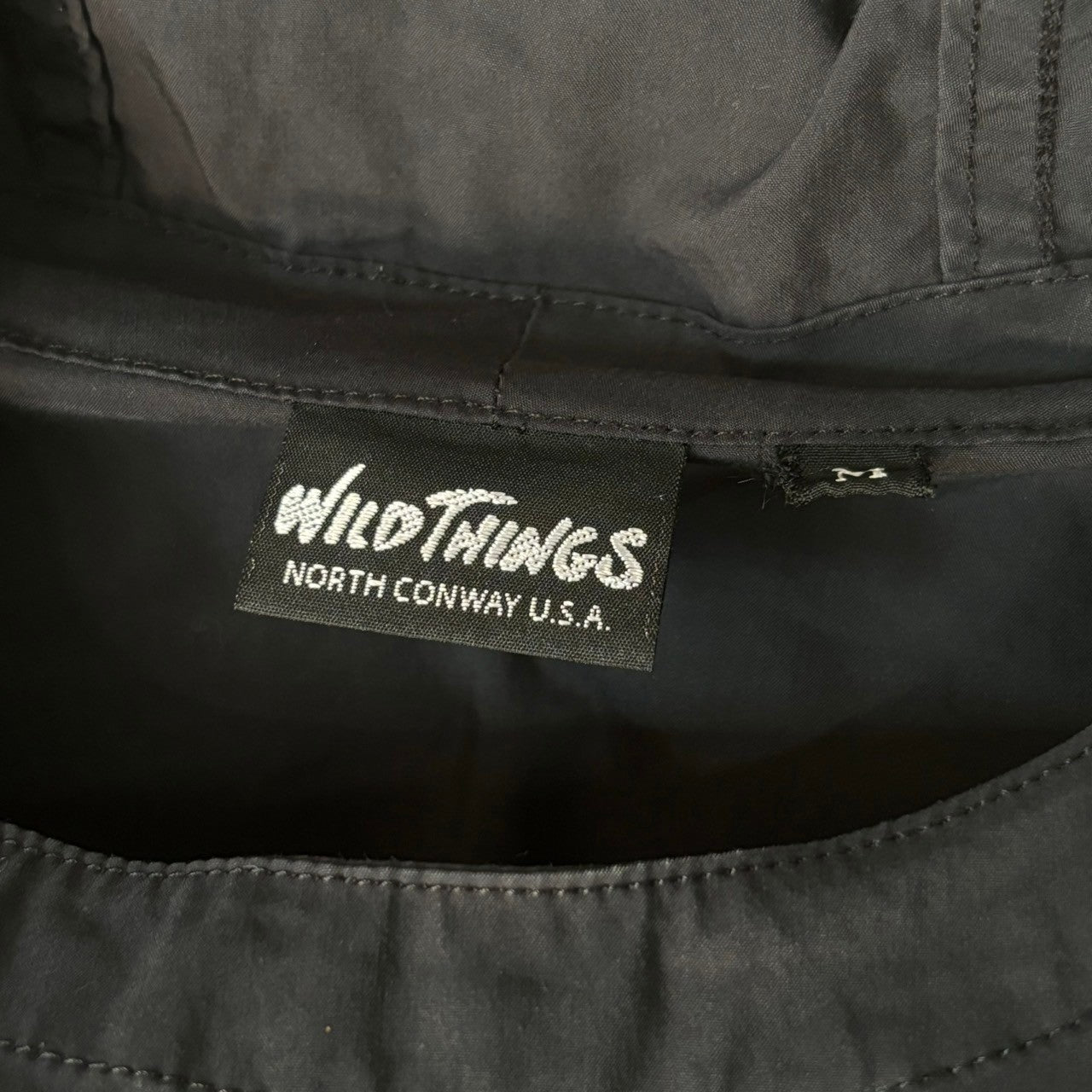 WILDTHINGS(ワイルドシングス) MIG HOODY ミグ フーディ WT17007N M ブラック ナイロン プルオーバー ジャケット パーカー アウトドア マウンテンパーカー