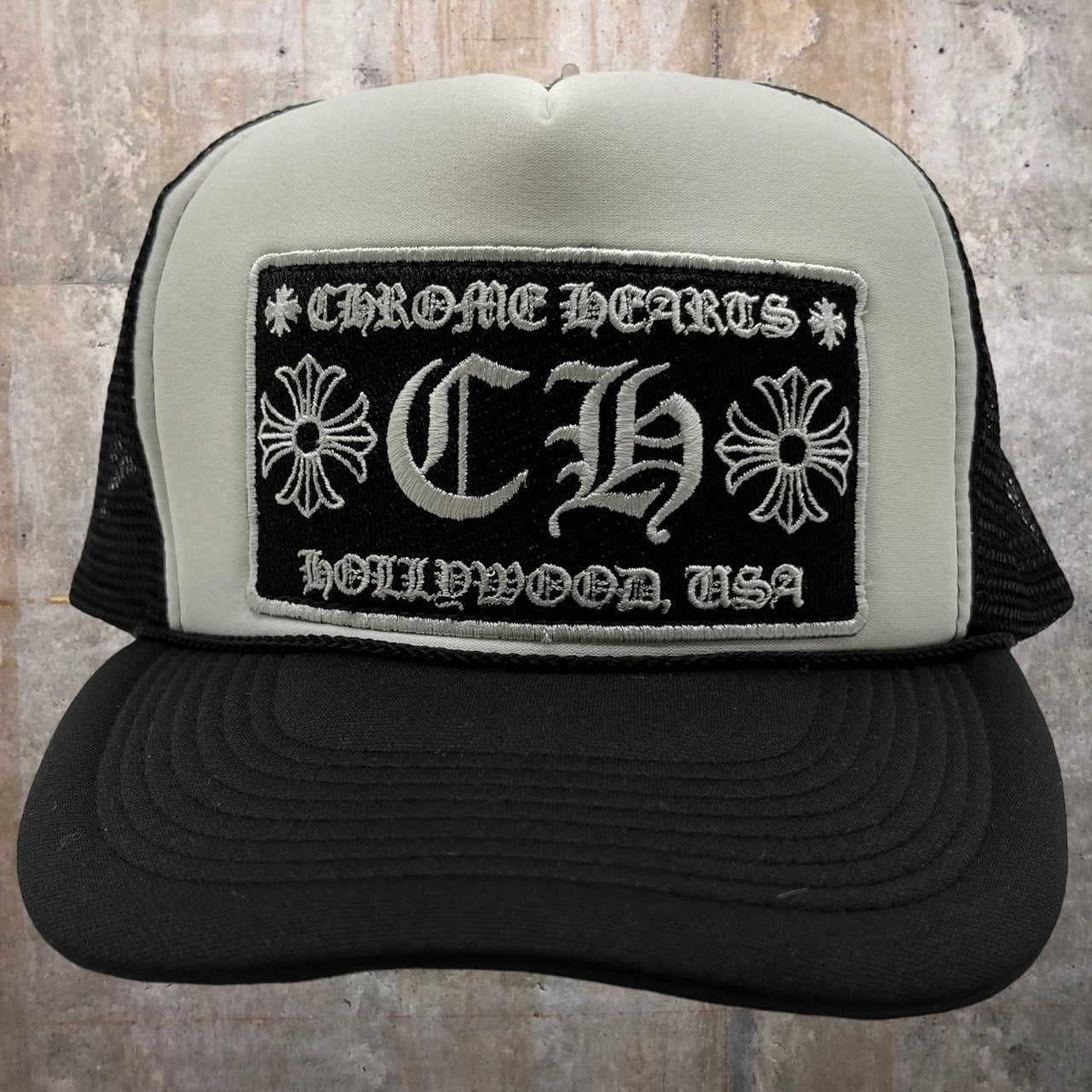 CHROME HEARTS(クロムハーツ) TRUCKER FUCK CAP/クロスボール トラッカーキャップ/帽子 ブラック
