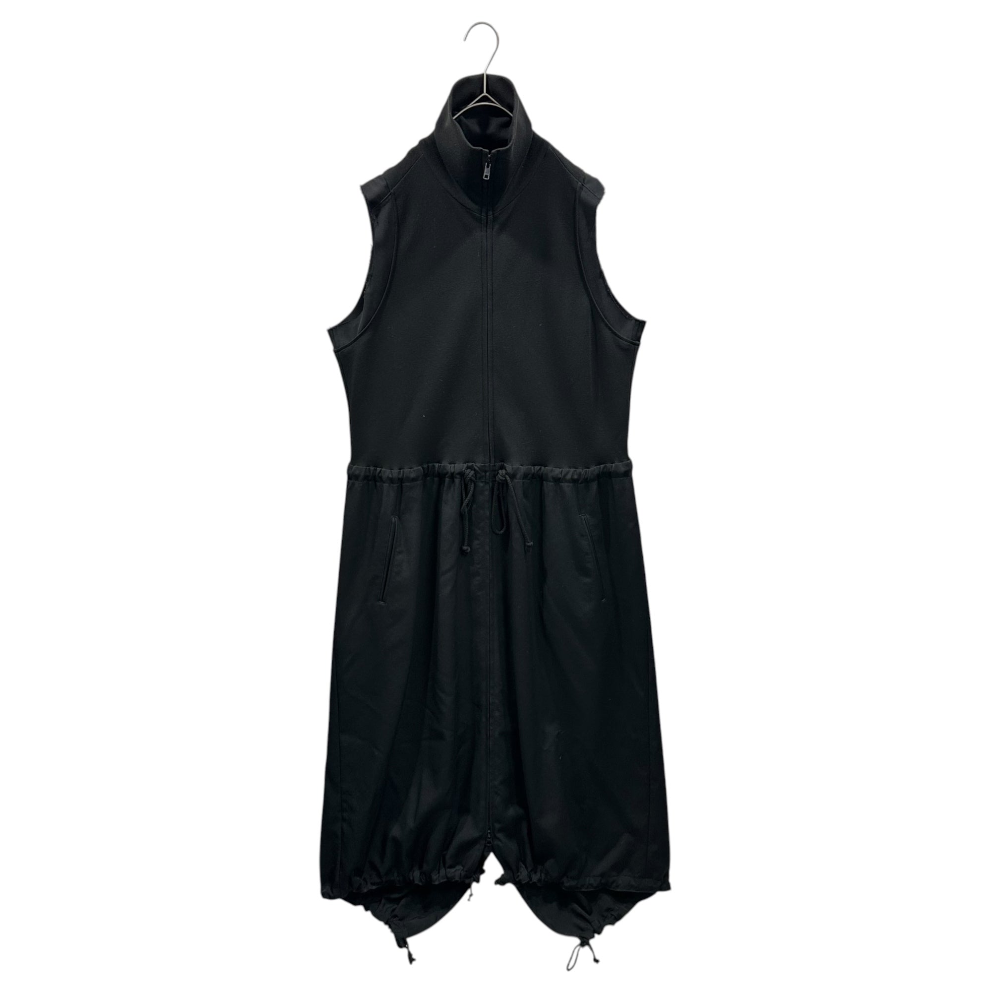 Y's(ワイズ) 2022AW WOOL GABARDINE COMBINATION DRESS ウール ギャバジン コンビーネーション ドレス YE-D02-807 1(S程度) ブラック