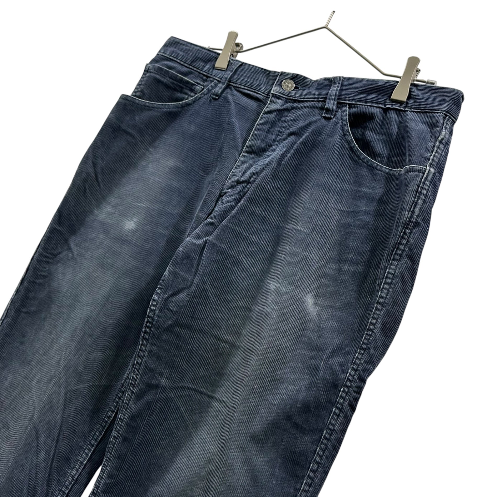 VISVIM(ビズビム/ヴィズヴィム) FLUXUS CORDS ベーシック コーデュロイ ストレート パンツ VS0002020 2(M) ネイビー