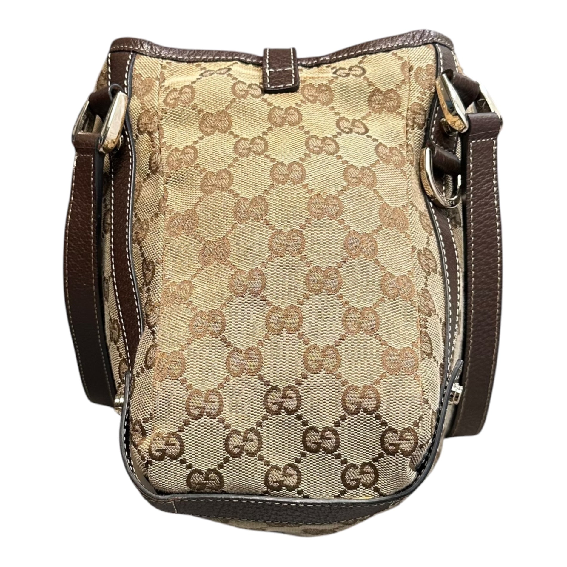 GUCCI(グッチ) GG Canvas Abbey Tote Bag GGキャンバス アビー トートバッグ 130736 ベージュ×ブラウン