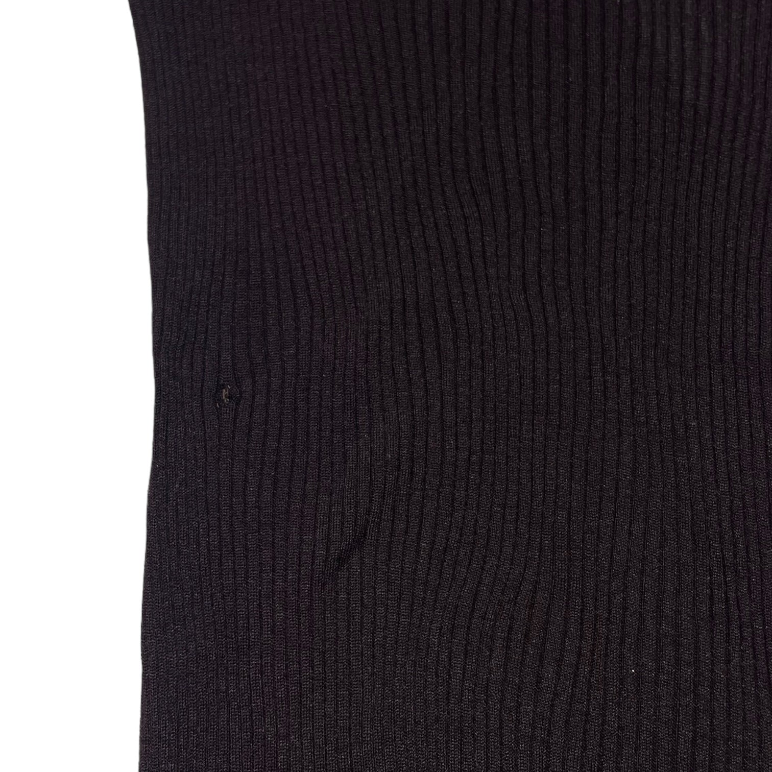 JIL SANDER(ジルサンダー) silk lib S/S cut and sew 総シルク リブ カットソー M ブラウン トップス