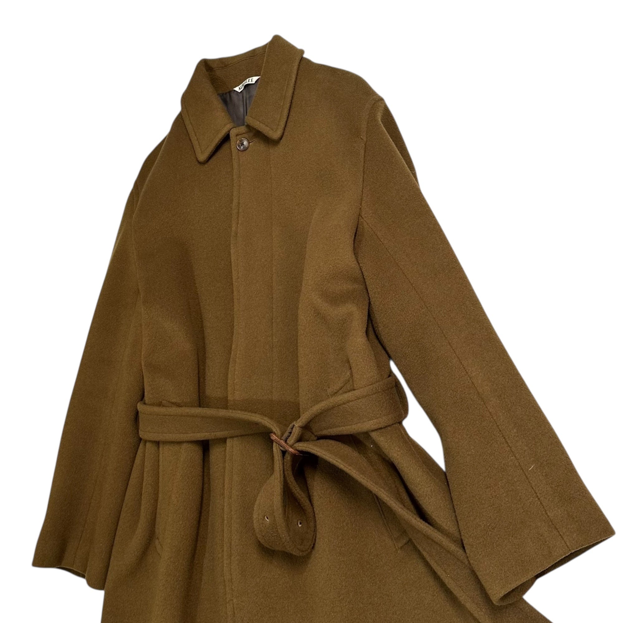 AURALEE(オーラリー) 16AW Beaver Melton Soutien Collar Coat ビーバー メルトン ステンカラー コート A6AC01BM 4(M~L程度) ブラウン