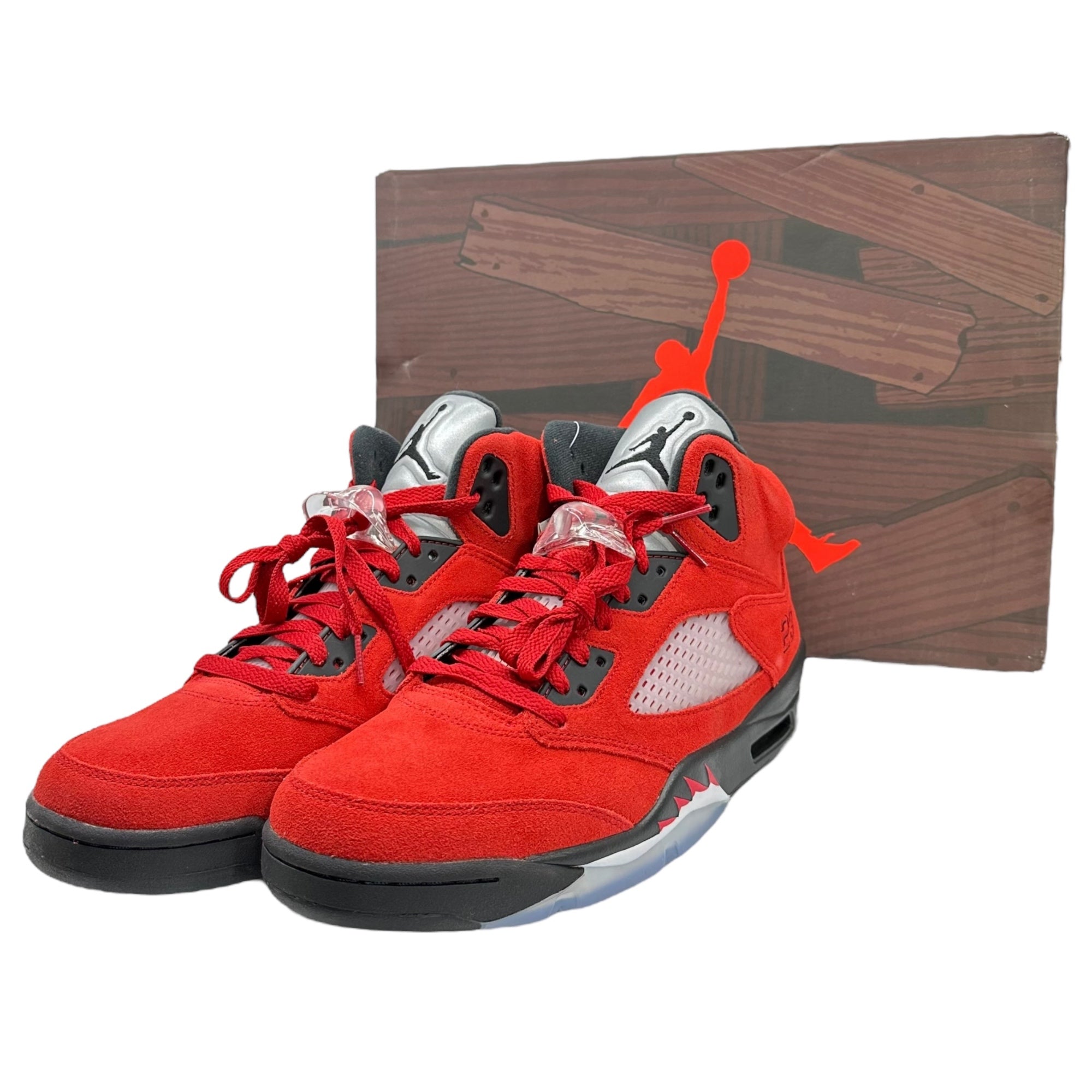 NIKE(ナイキ) Air Jordan 5 "Toro Bravo" ナイキ エア ジョーダン 5 トロブラボー DD0587-600 27.5cm レッド×ブラック 箱付 ハイカット スニーカー AJ5