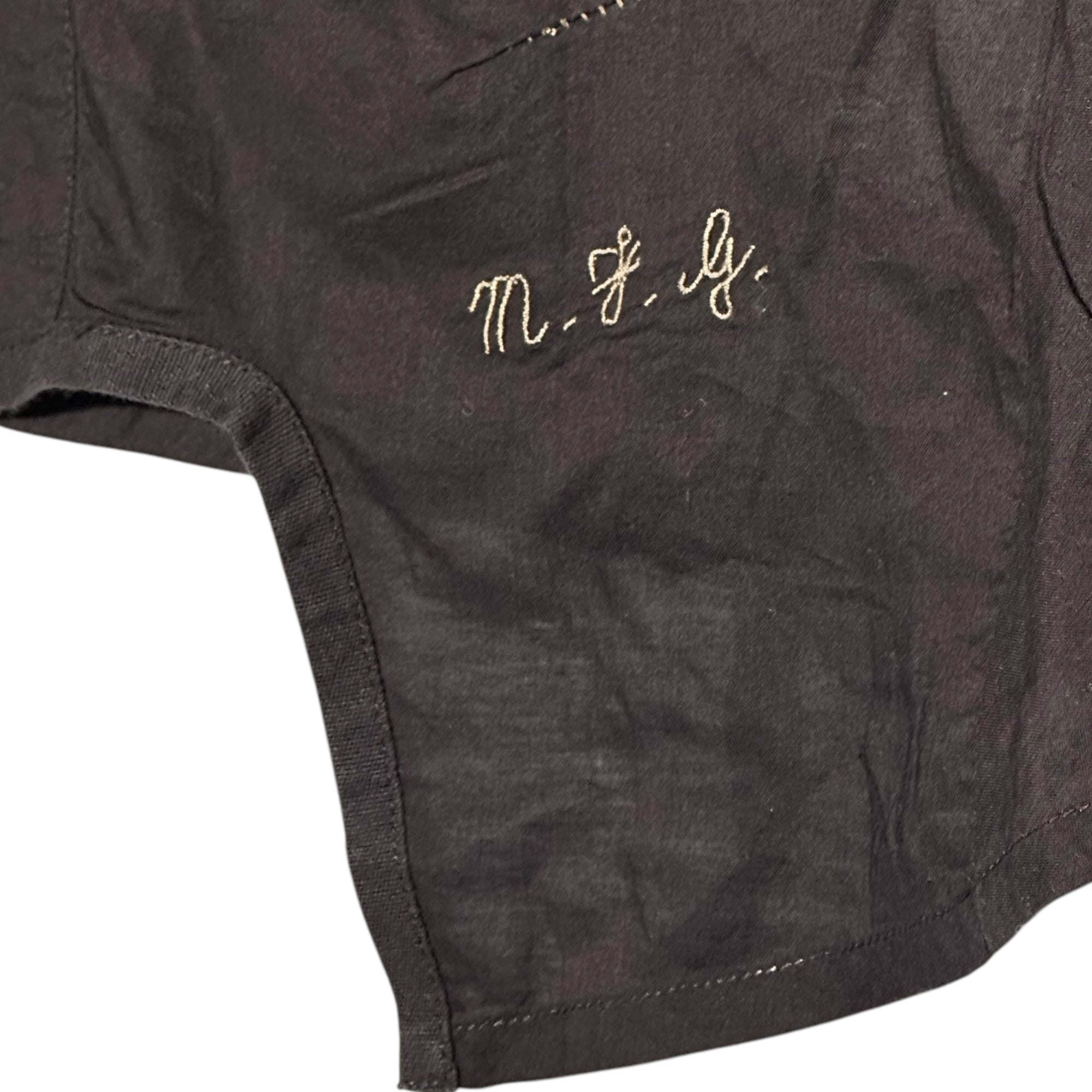 MARITHE FRANCOIS GIRBAUD(マリテフランソワジルボー) 00's Stitching See-through Gilet ステッチ シースルー ジレ F6-5981 M ブラック Y2K ベスト シアー