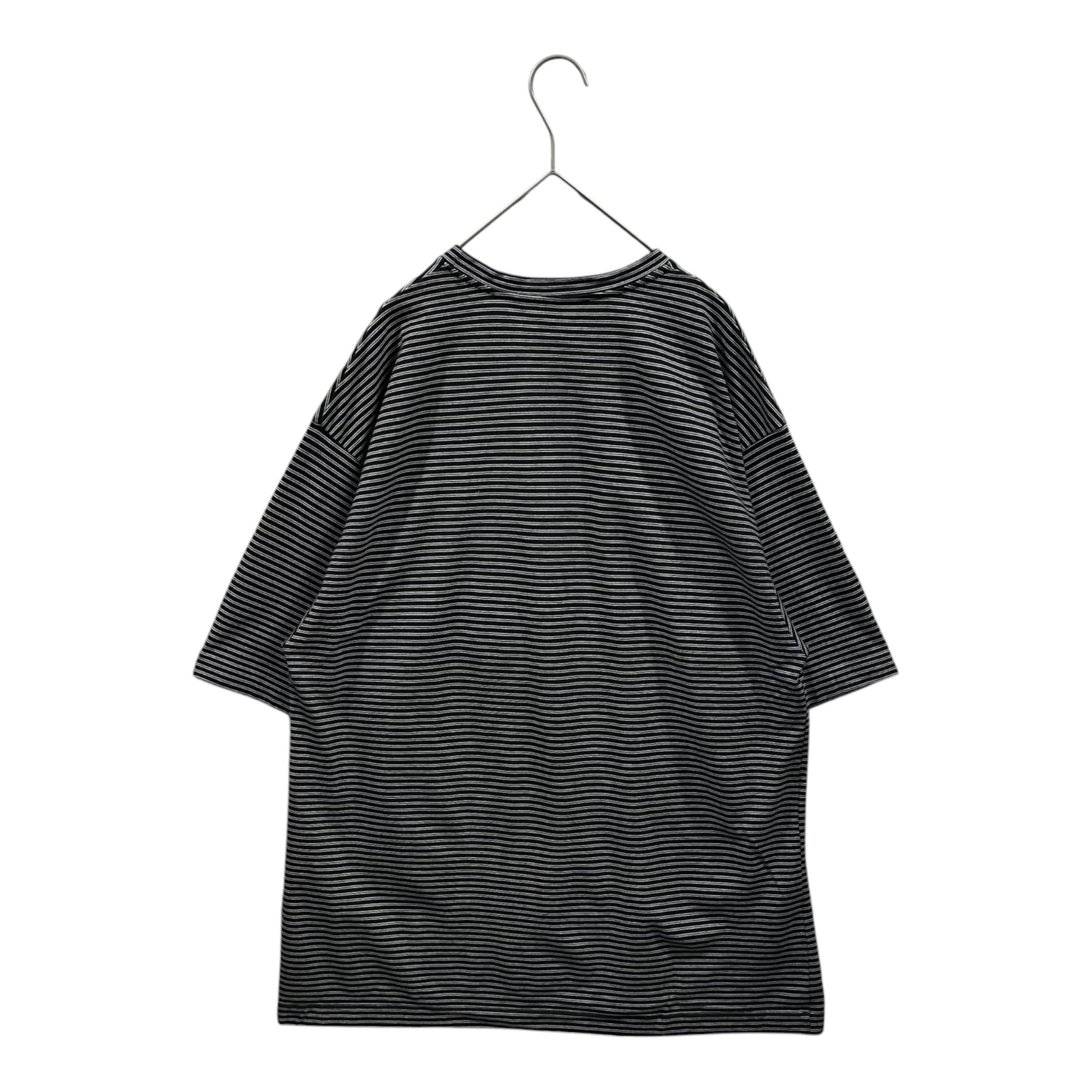 KAPTAIN SUNSHINE(キャプテンサンシャイン) Hard Twisted Border Jersey S/S Tee ボーダー 半袖 Tシャツ KS23SCS07 38 ブラック