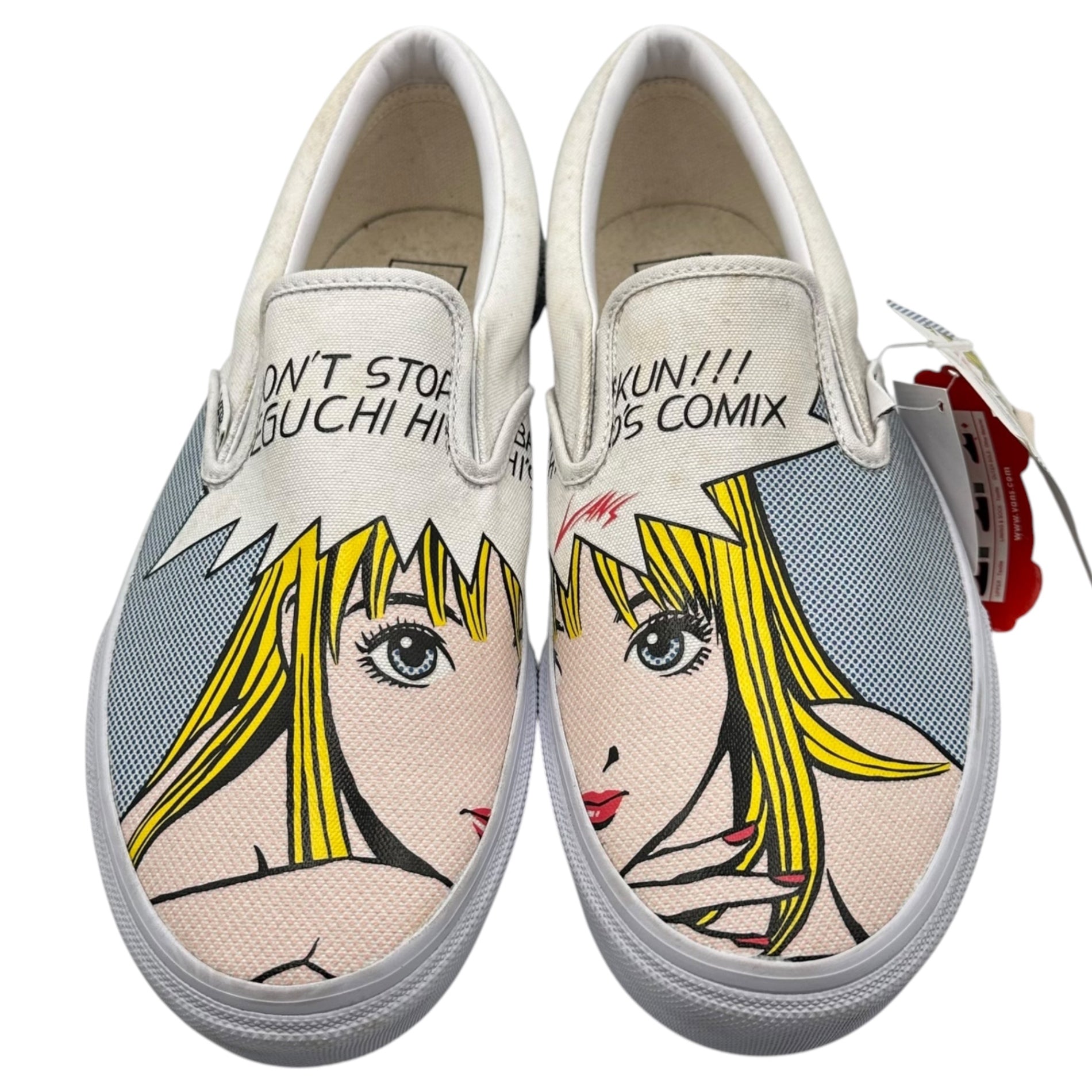 VANS(バンズ) V98R HIBARIKUN SLIP ON ストップひばり君 スリッポン スニーカー 616144-0001 29cm ホワイト 箱付