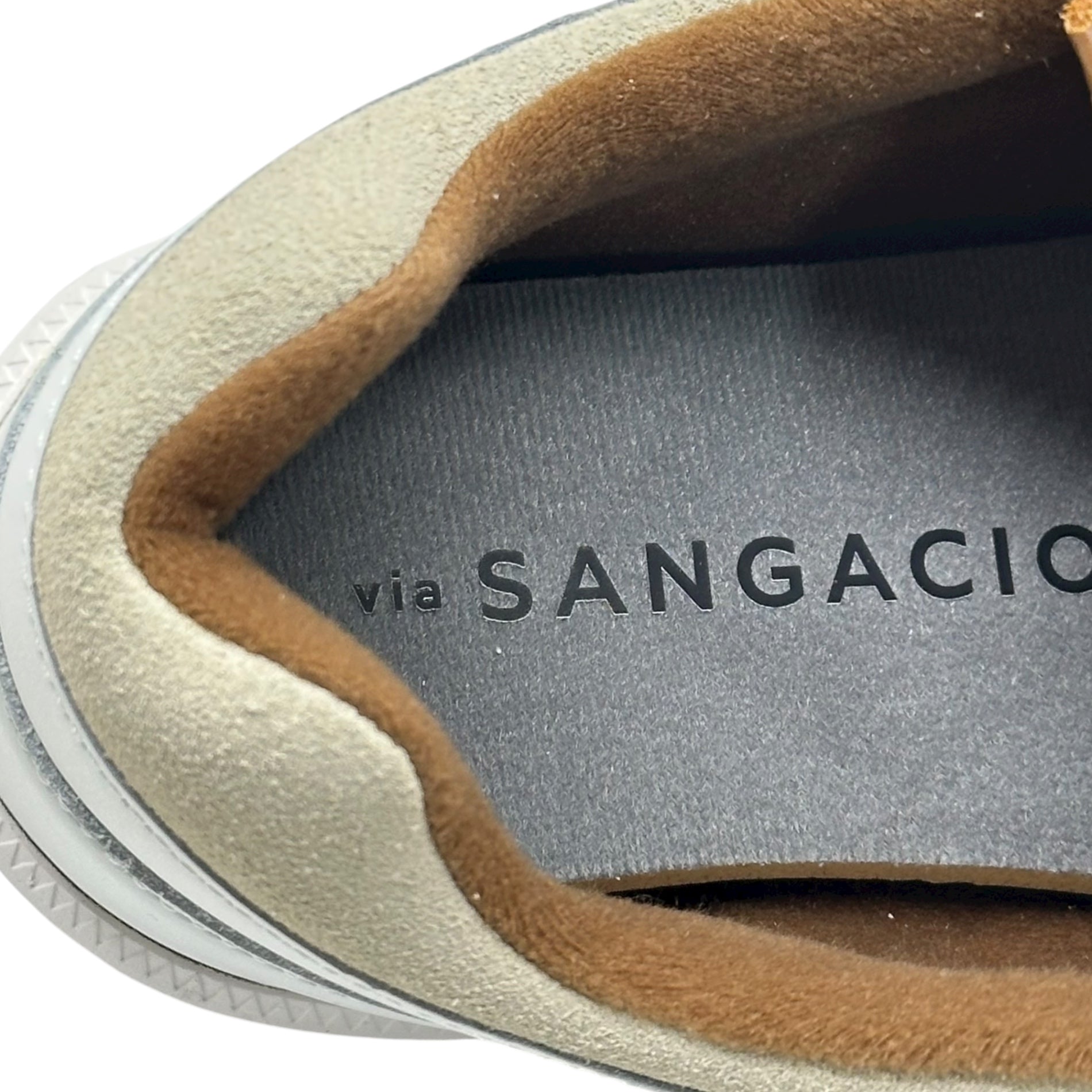 Sangacio(サンガッチョ) × Banksy にゅ~ず 『BONSAI』 BRANDALISED ローカット スニーカー 27.5cm ホワイト×ブラウン コラボ