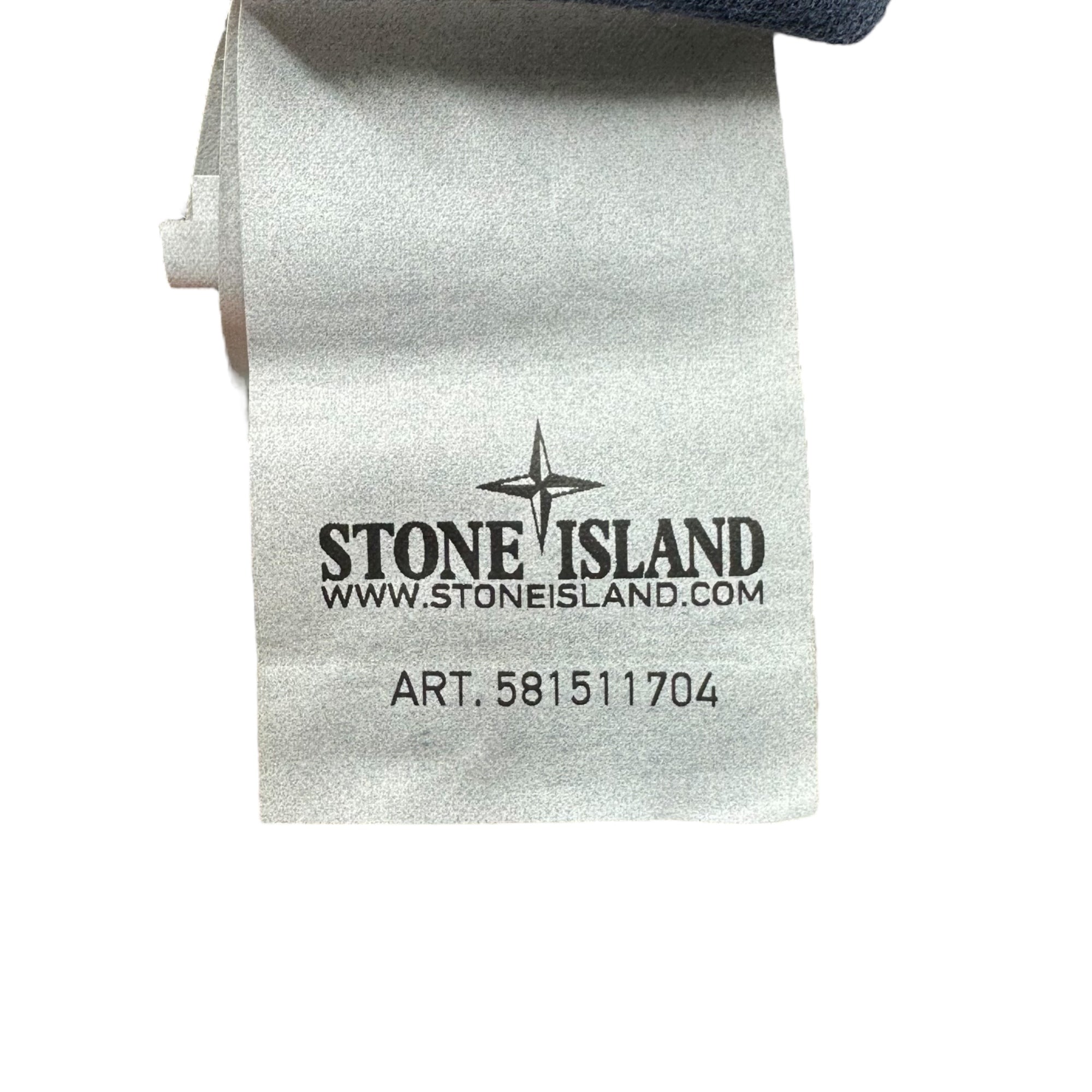 STONE ISLAND(ストーンアイランド) 13SS Front Logo Cotton Linen S/S Shirt フロント ロゴ コットン リネン 半袖 シャツ 581511704 M ネイビー
