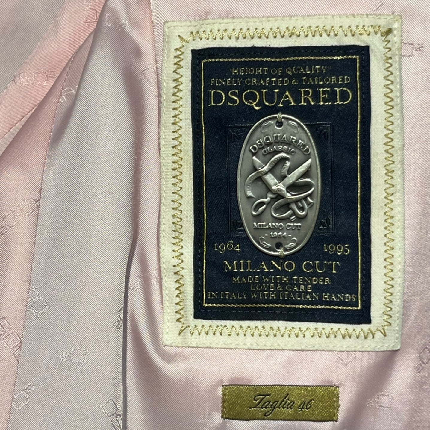 DSQUARED2(ディースクエアード) 2B テーラード ジャケット スラックス セット アップ スーツ S74FT0116 46(M程度) ネイビー ドレス ビジネス