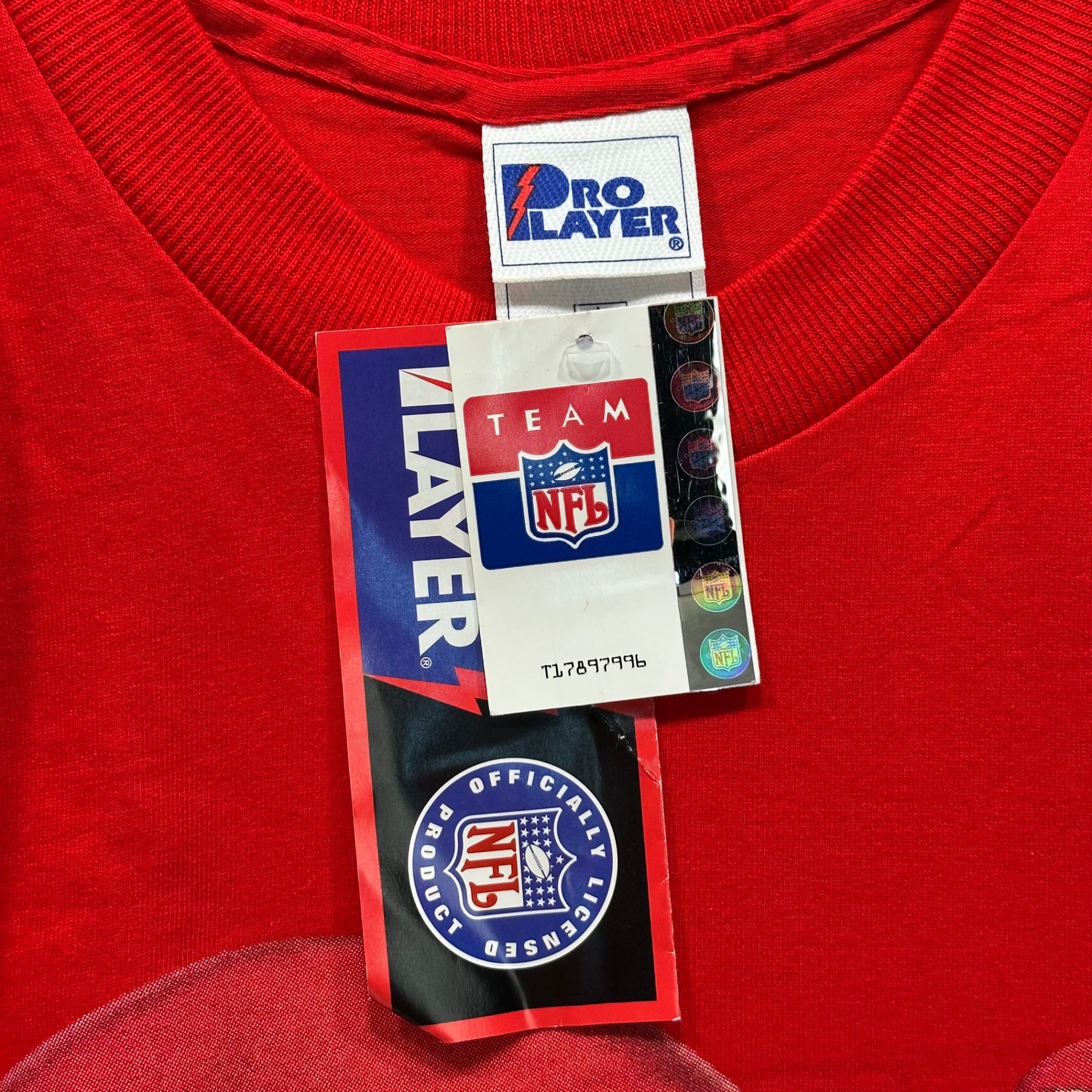 VINTAGE(ヴィンテージ) 1997 MARCUS ALLEN T-SHIRT 97年 マーカス アレン Tシャツ L レッド NFL