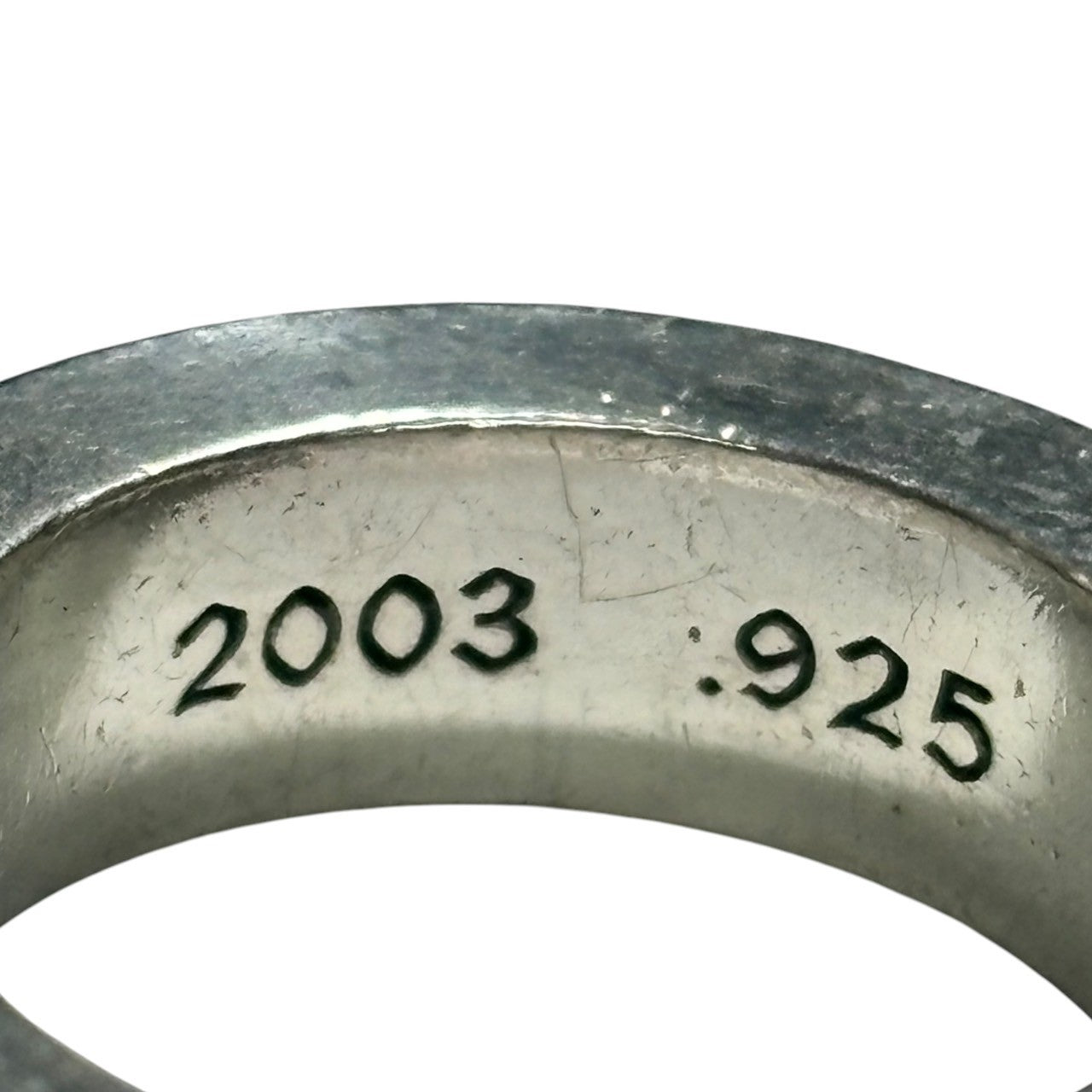 CHROME HEARTS(クロムハーツ) 6mm SPACER FUCKYOU RING スペーサー リング silver 925 9号 重さ:10.2g シルバー