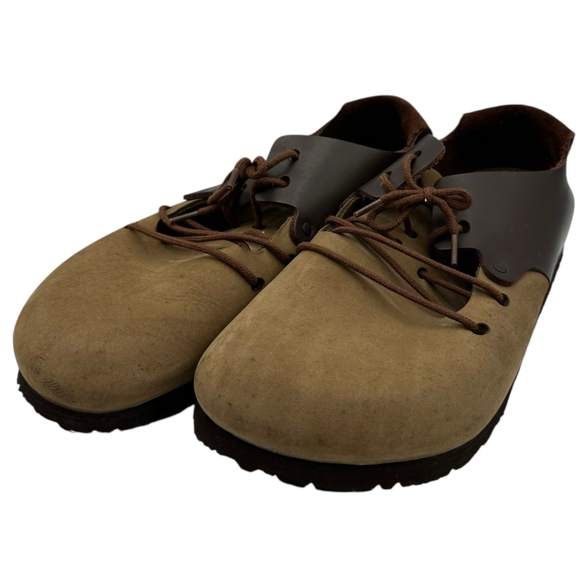 BIRKENSTOCK(ビルケンシュトック) Montana モンタナ コルク サンダル 40(26cm程度) サンド×ハバナ スウェード レザー シューズ
