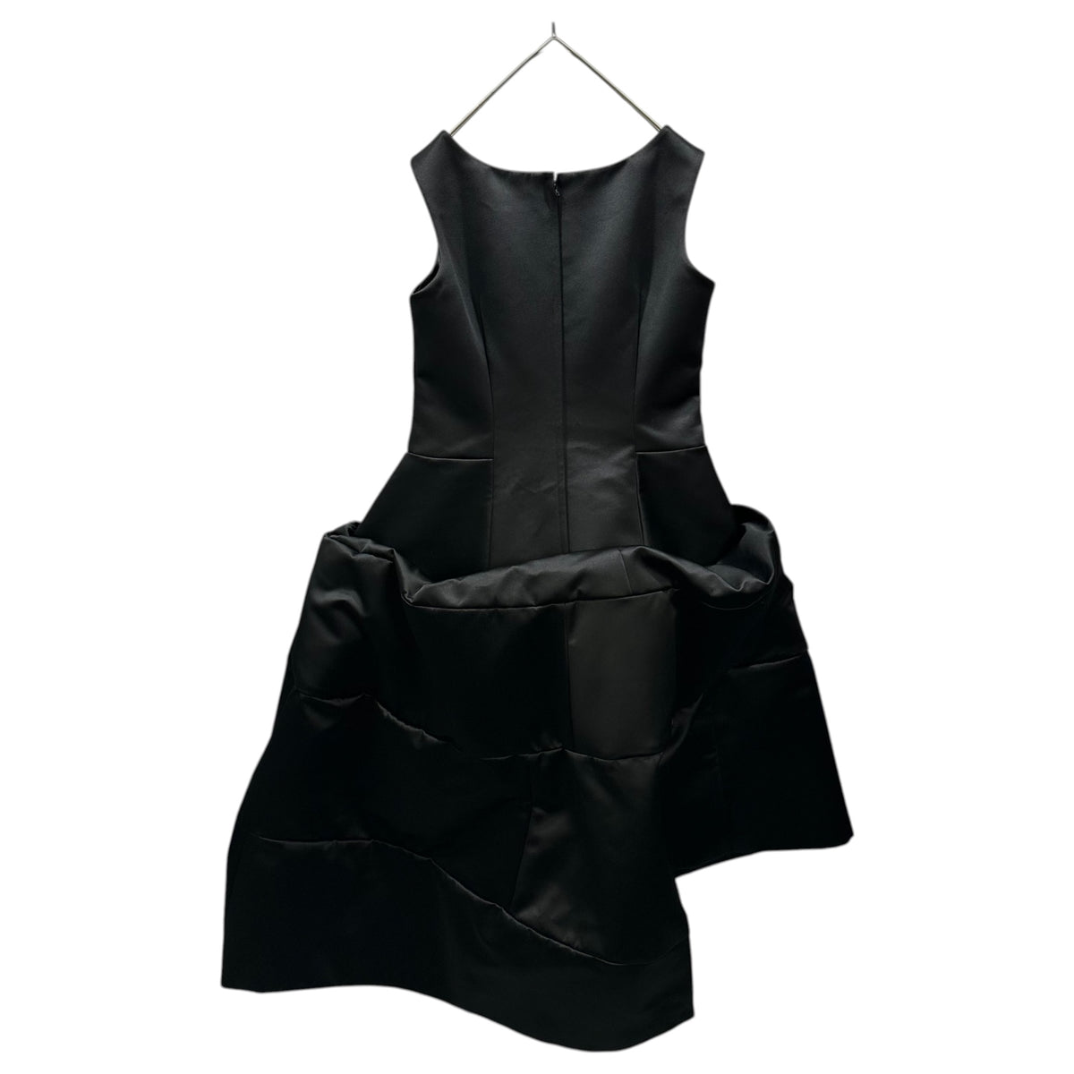 COMME des GARCONS(コムデギャルソン) 2026SS Polyester-Voluminous Sleeveless Dress エステル ボリューム ノースリーブ ワンピース GQ-O007 S ブラック AD2025