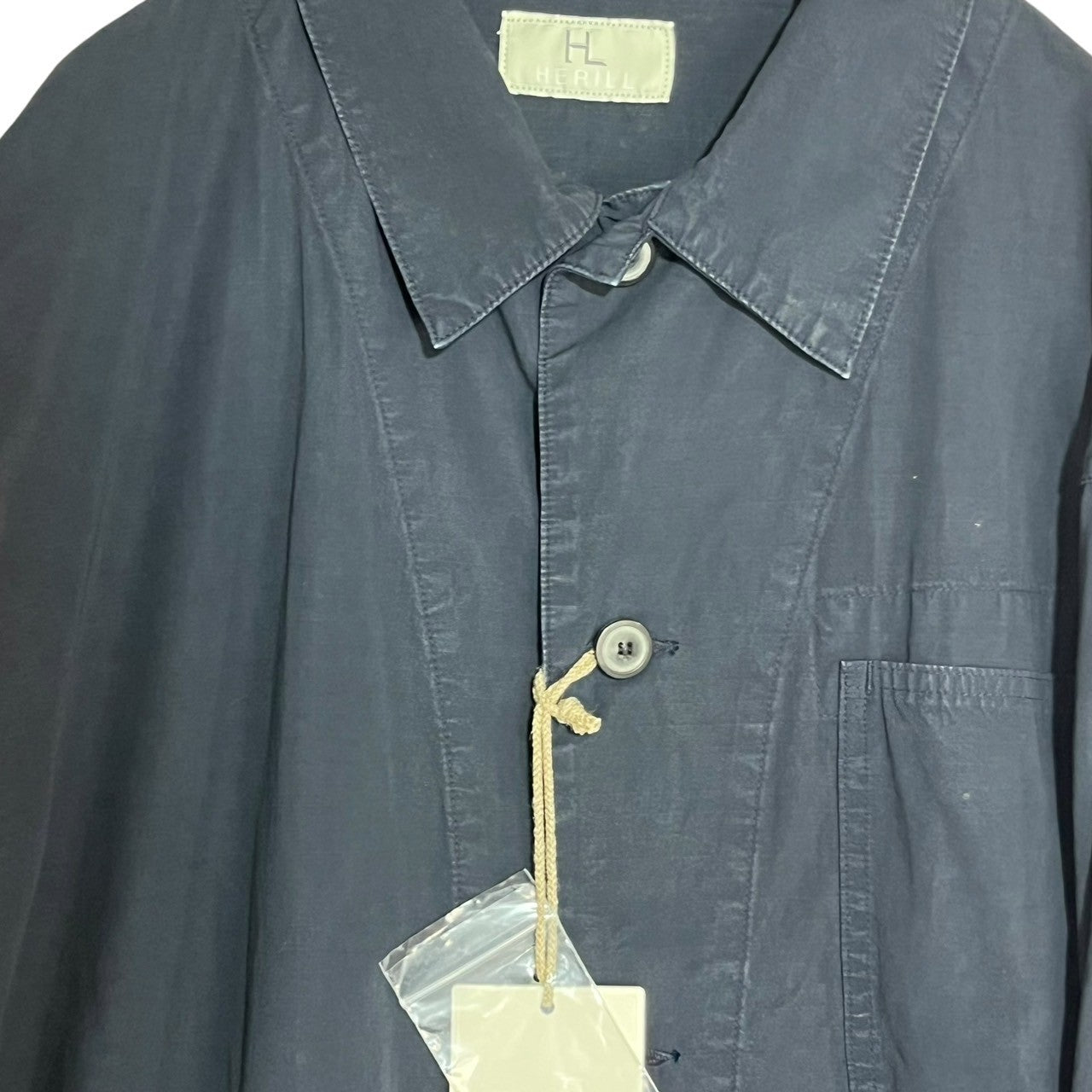 HERILL(ヘリル) Ripstop P41 Coverall Jacket リップストップ P41 カバーオール ジャケット 23-011-HL-8060-1 1 ネイビー ミリタリー